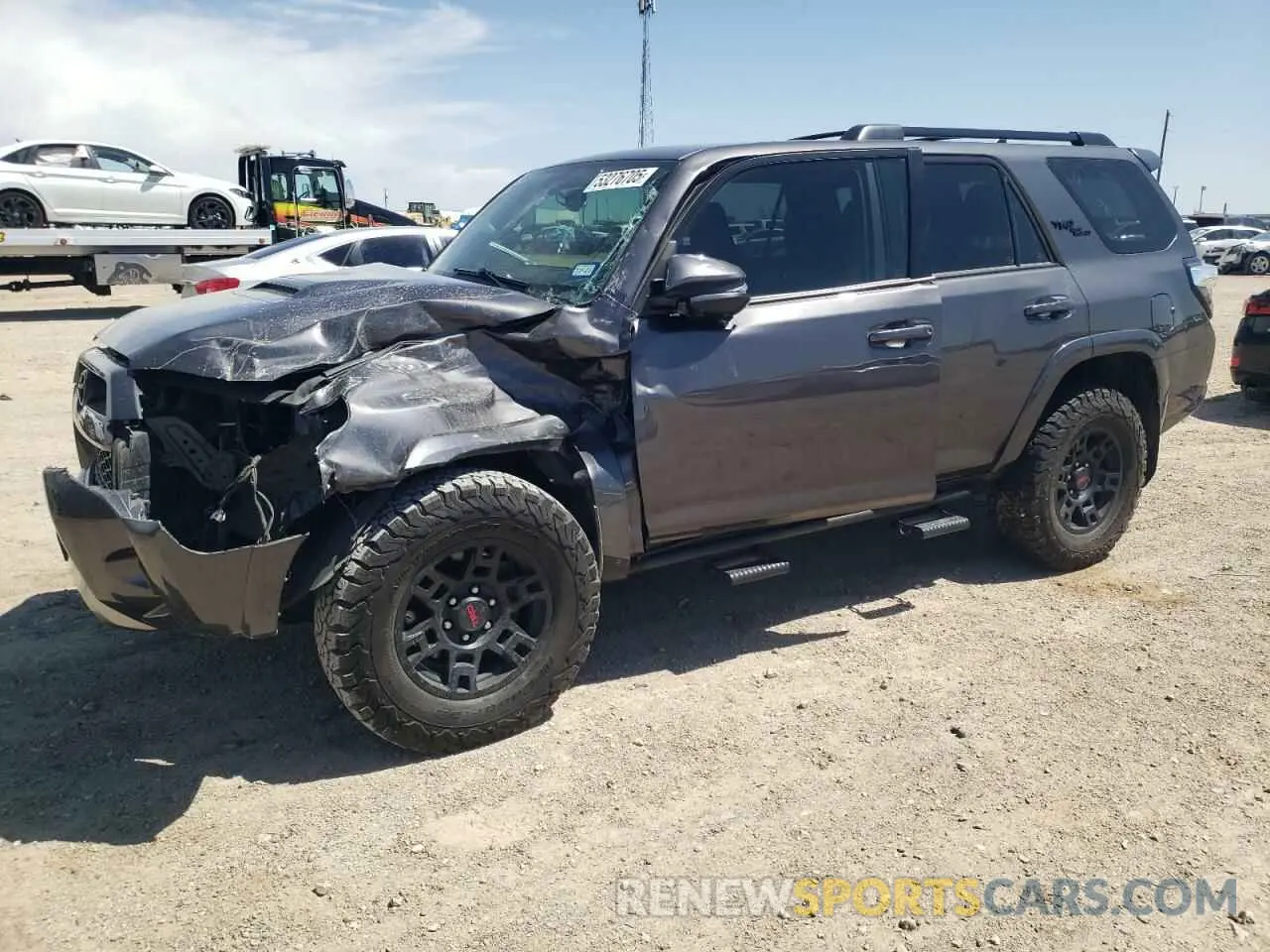 1 Photograph of a damaged car JTEBU5JR7K5698423 TOYOTA 4RUNNER 2019