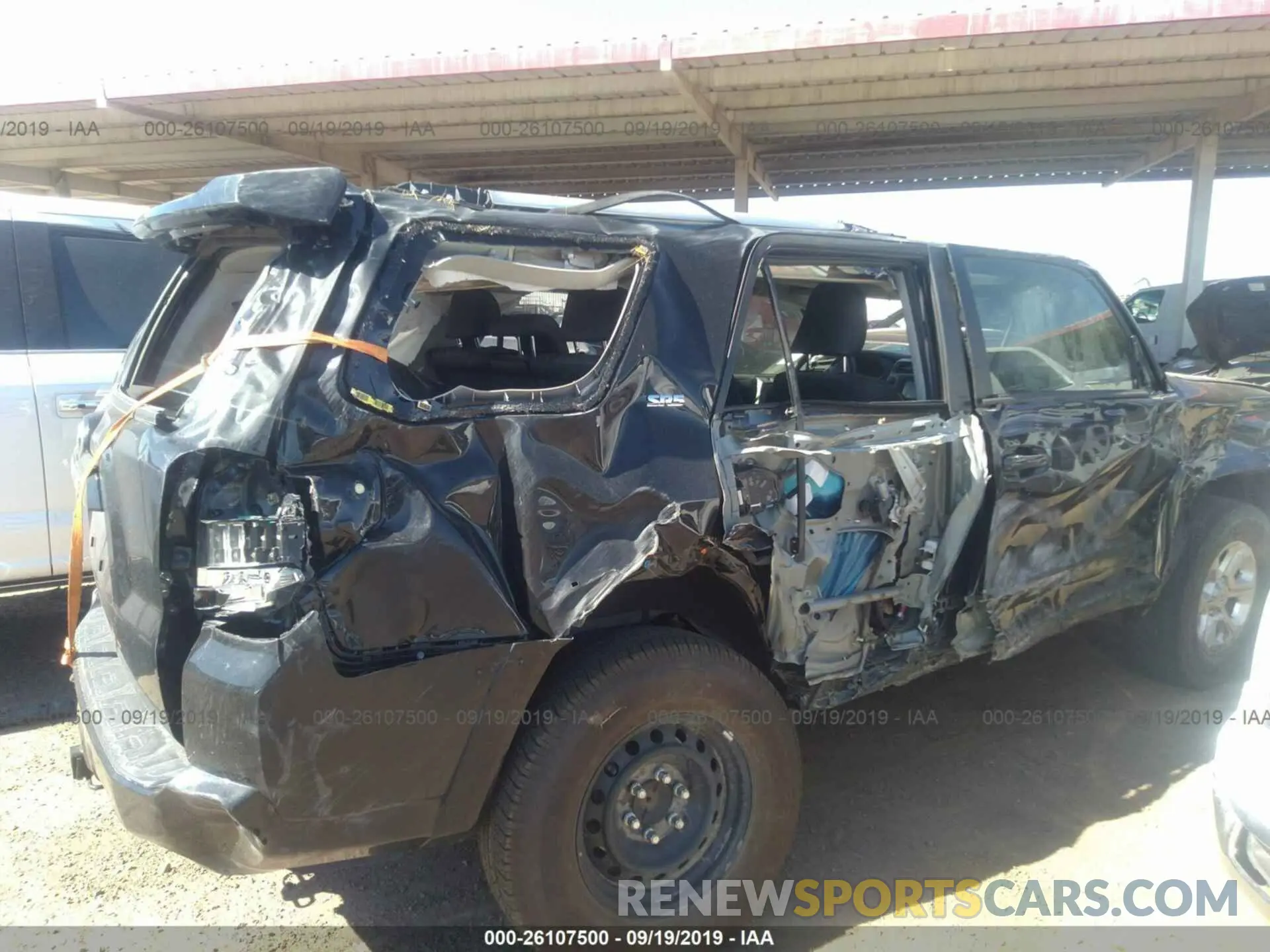 6 Photograph of a damaged car JTEBU5JR8K5635704 TOYOTA 4RUNNER 2019