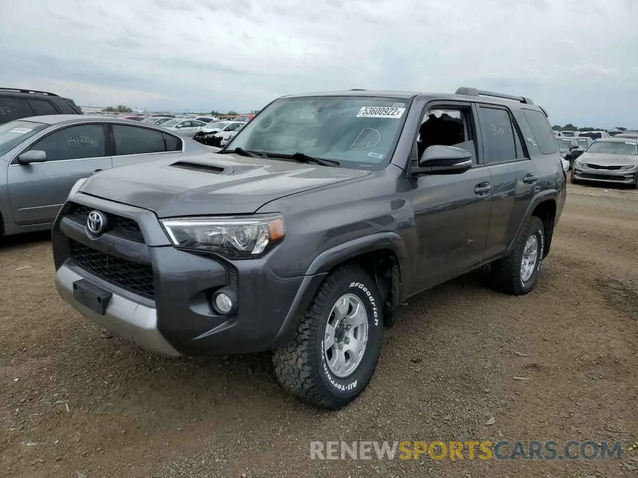 2 Photograph of a damaged car JTEBU5JR8K5650073 TOYOTA 4RUNNER 2019