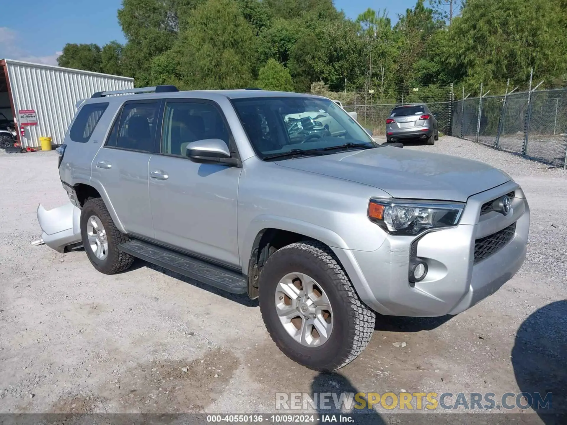 1 Photograph of a damaged car JTEBU5JR8K5669996 TOYOTA 4RUNNER 2019