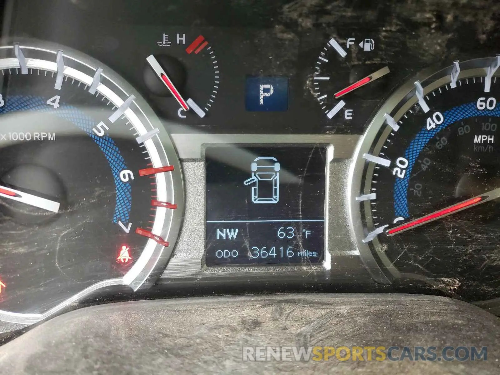 8 Photograph of a damaged car JTEBU5JR8K5710062 TOYOTA 4RUNNER 2019