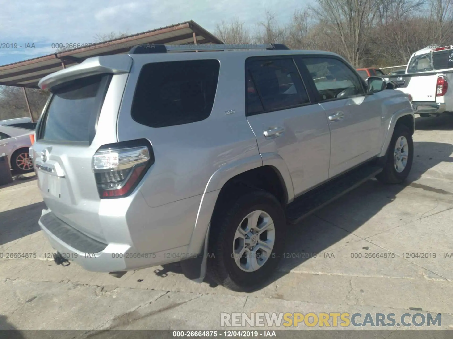 4 Photograph of a damaged car JTEBU5JR9K5632083 TOYOTA 4RUNNER 2019