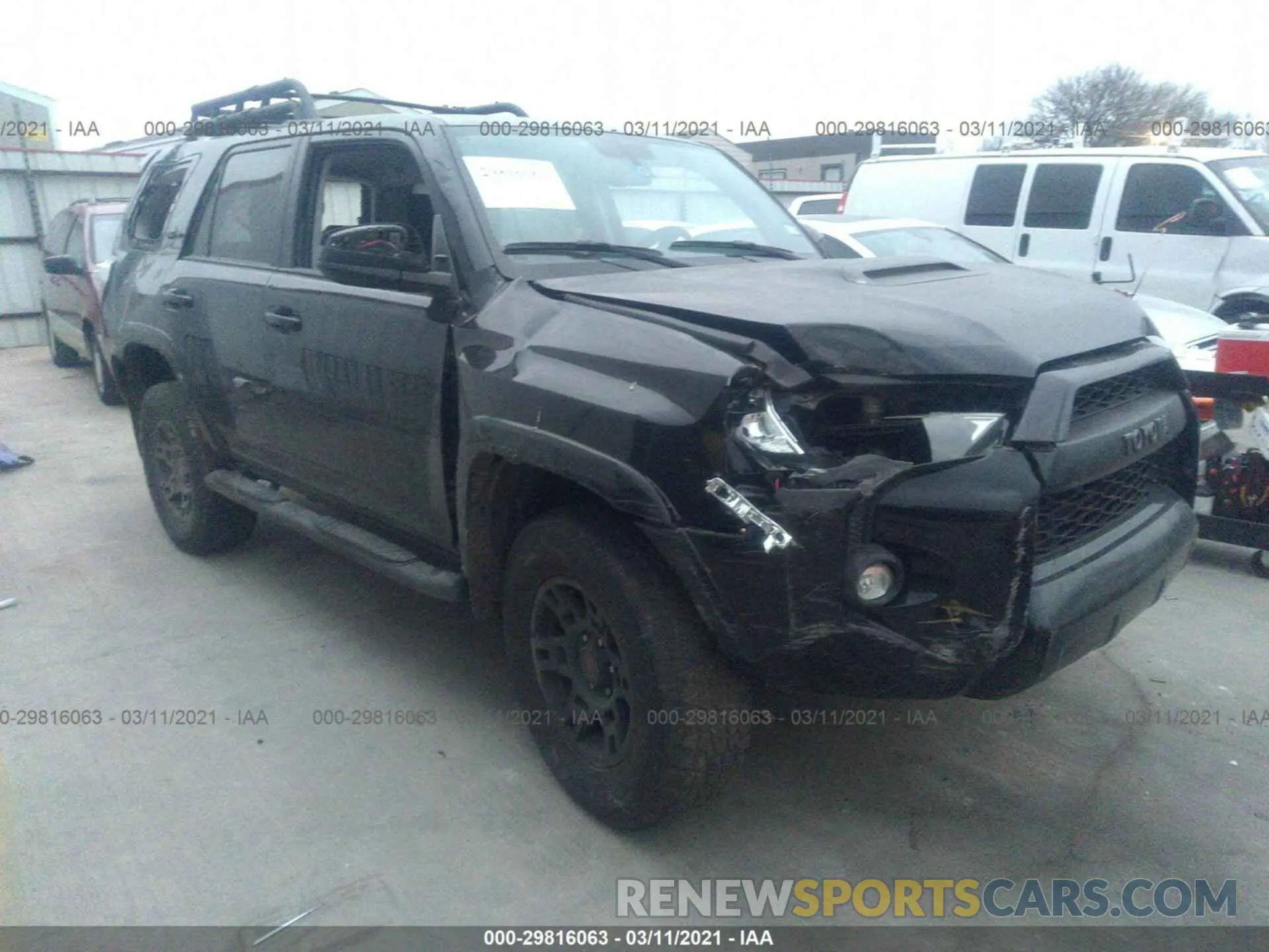 1 Photograph of a damaged car JTEBU5JR9K5655153 TOYOTA 4RUNNER 2019