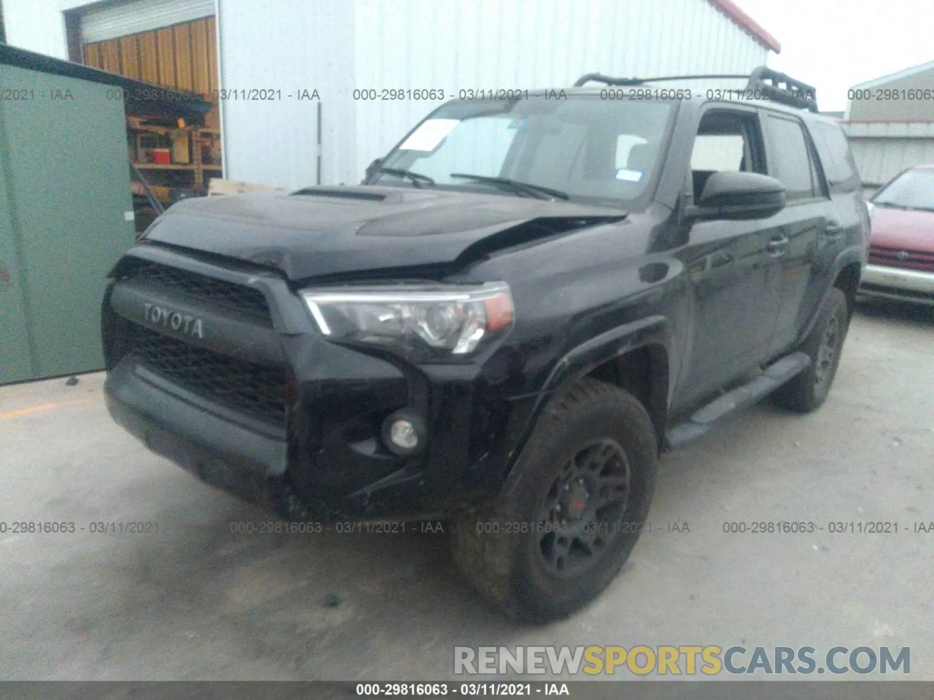 2 Photograph of a damaged car JTEBU5JR9K5655153 TOYOTA 4RUNNER 2019