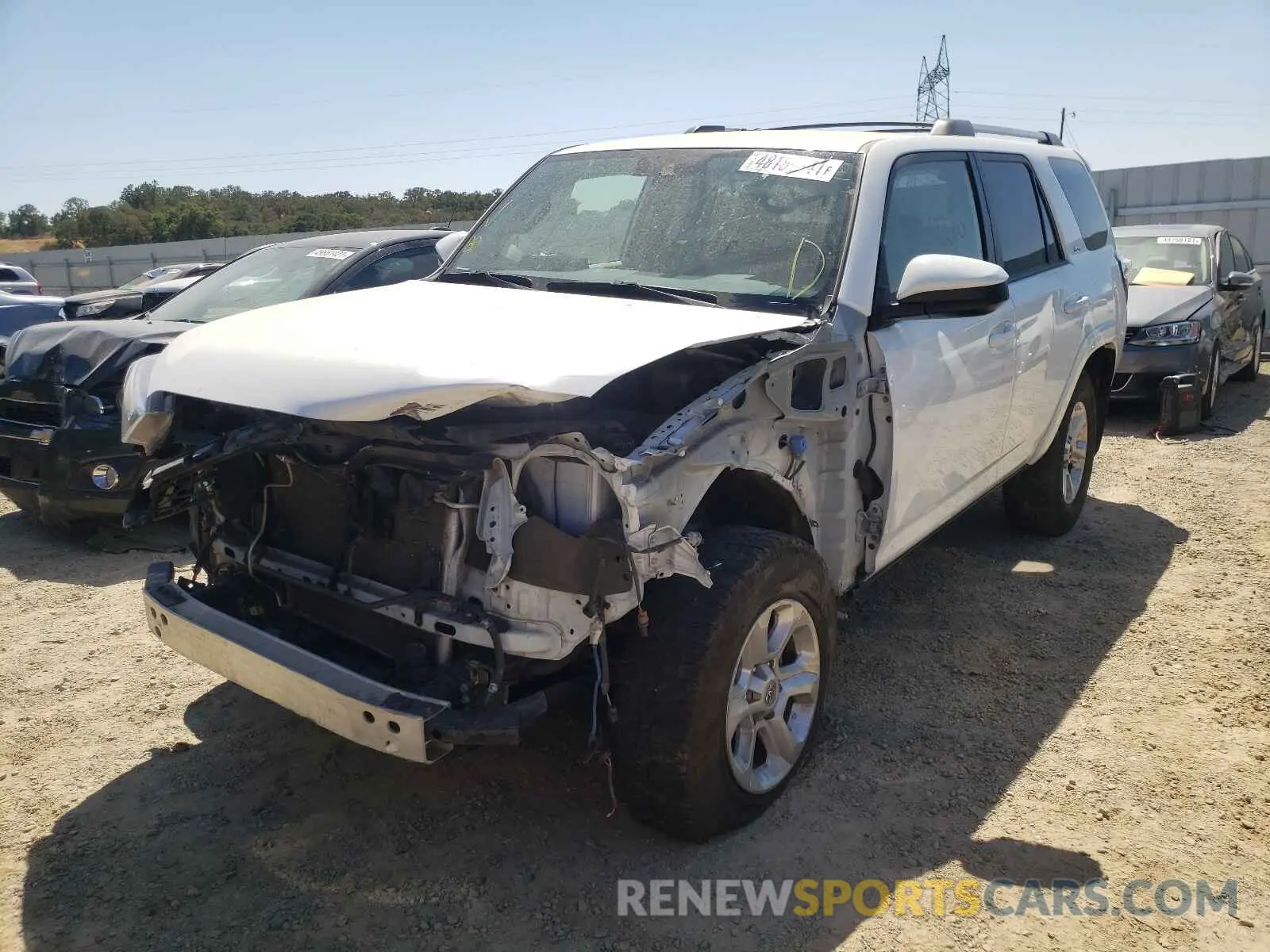 2 Фотография поврежденного автомобиля JTEBU5JR9K5664516 TOYOTA 4RUNNER 2019