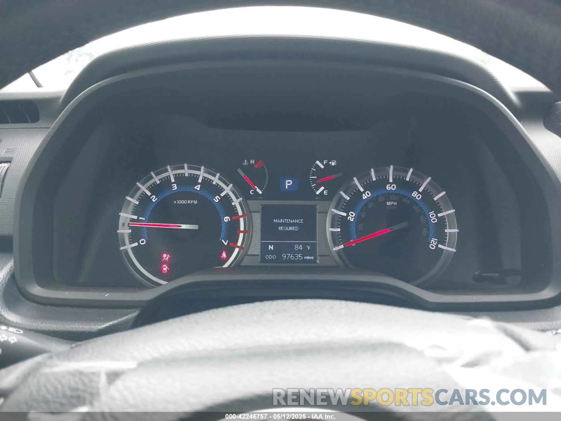 7 Photograph of a damaged car JTEBU5JR9K5672857 TOYOTA 4RUNNER 2019
