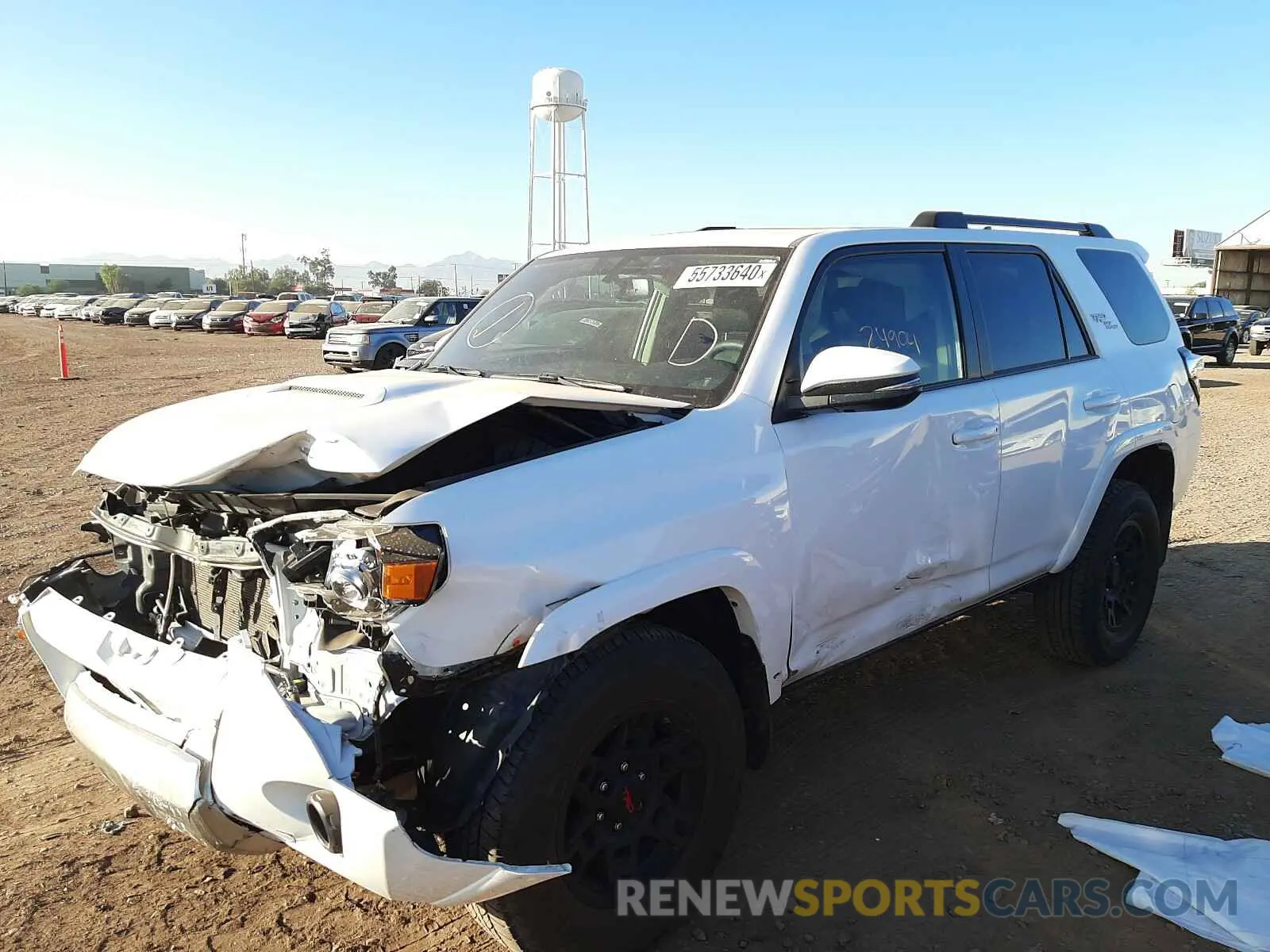 2 Photograph of a damaged car JTEBU5JR9K5691070 TOYOTA 4RUNNER 2019