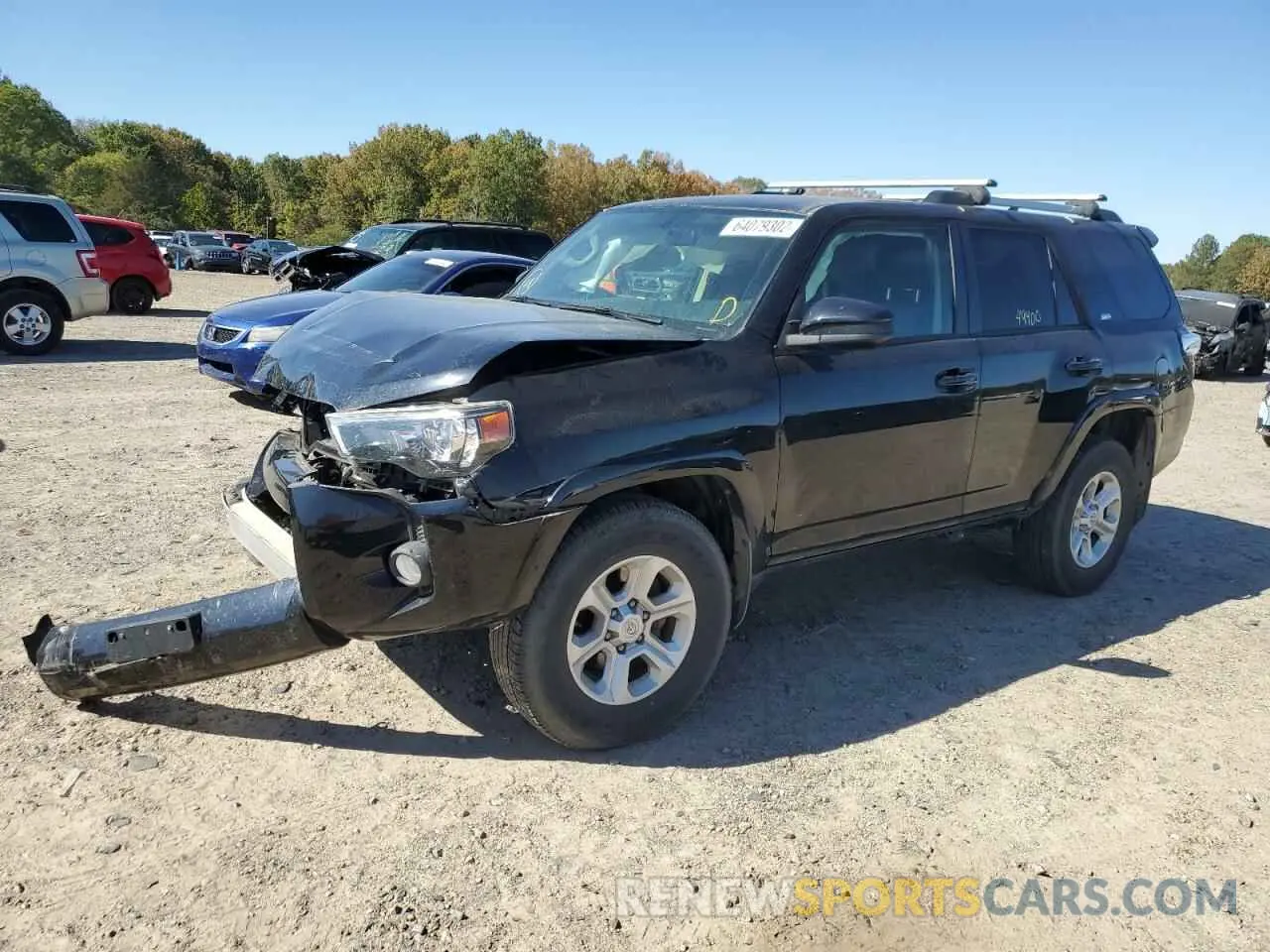 2 Photograph of a damaged car JTEBU5JR9K5732992 TOYOTA 4RUNNER 2019