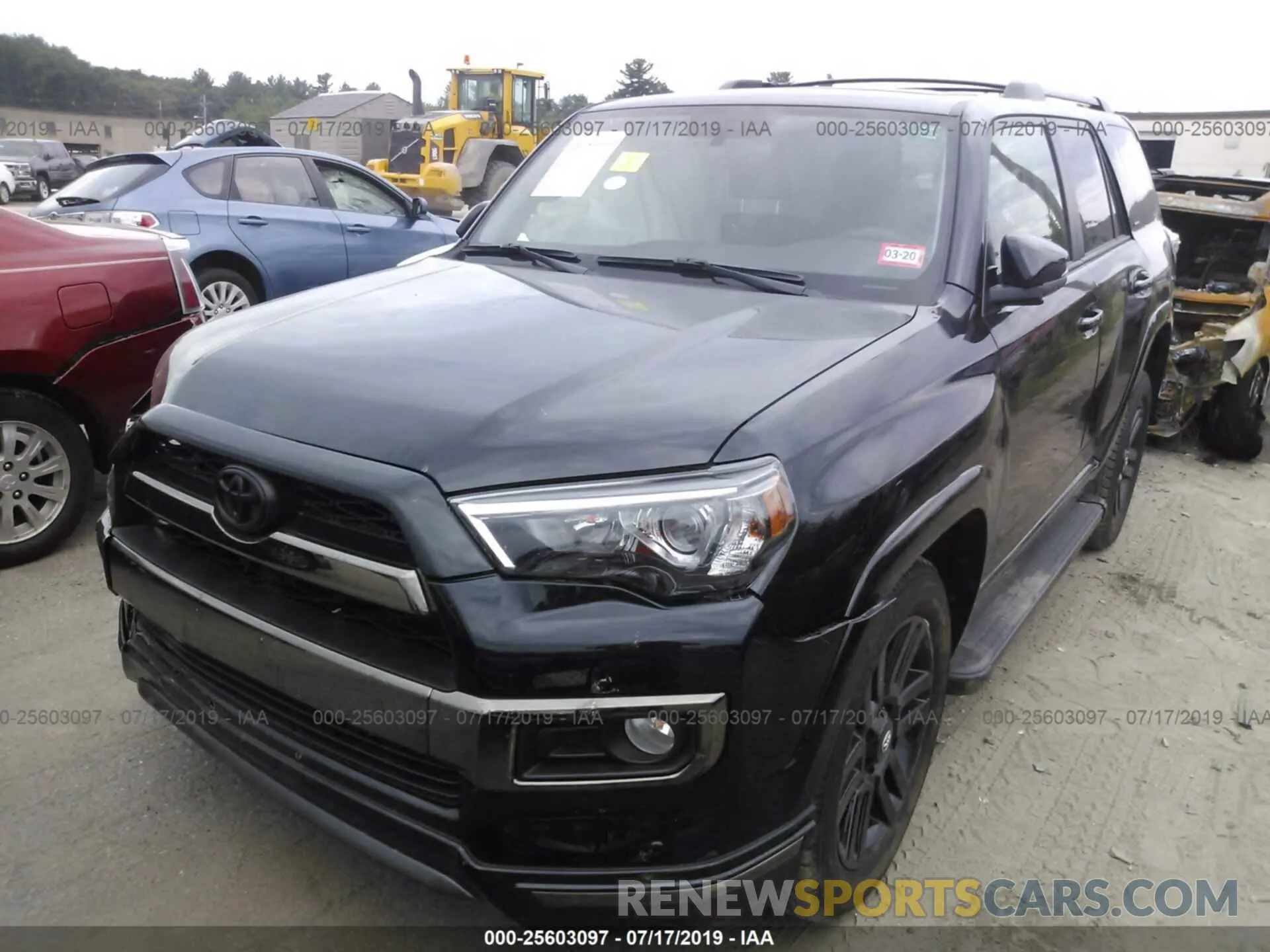 2 Photograph of a damaged car JTEBU5JRXK5632996 TOYOTA 4RUNNER 2019