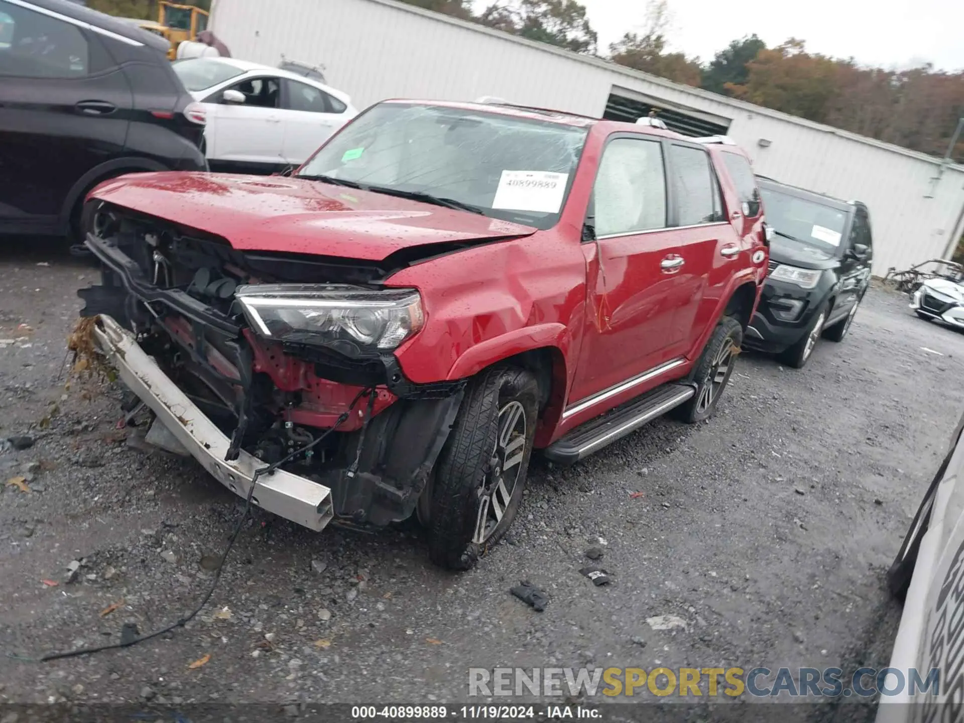 2 Фотография поврежденного автомобиля JTEBU5JRXK5653668 TOYOTA 4RUNNER 2019