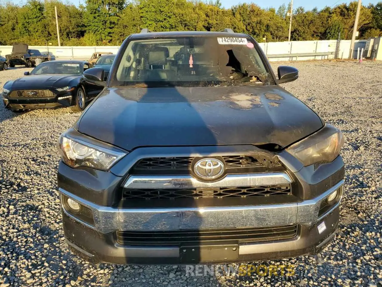 5 Фотография поврежденного автомобиля JTEBU5JRXK5717577 TOYOTA 4RUNNER 2019