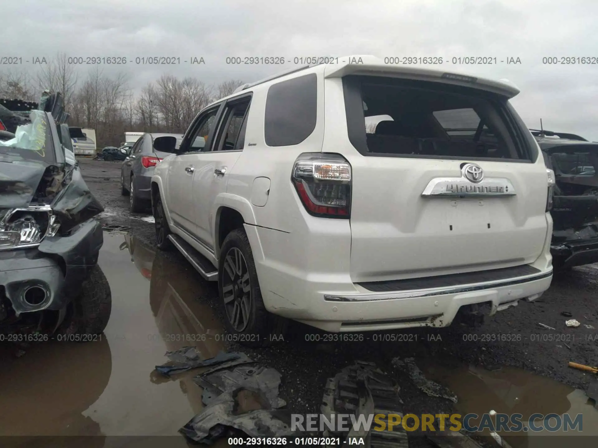 3 Photograph of a damaged car JTEBU5JRXK5719393 TOYOTA 4RUNNER 2019