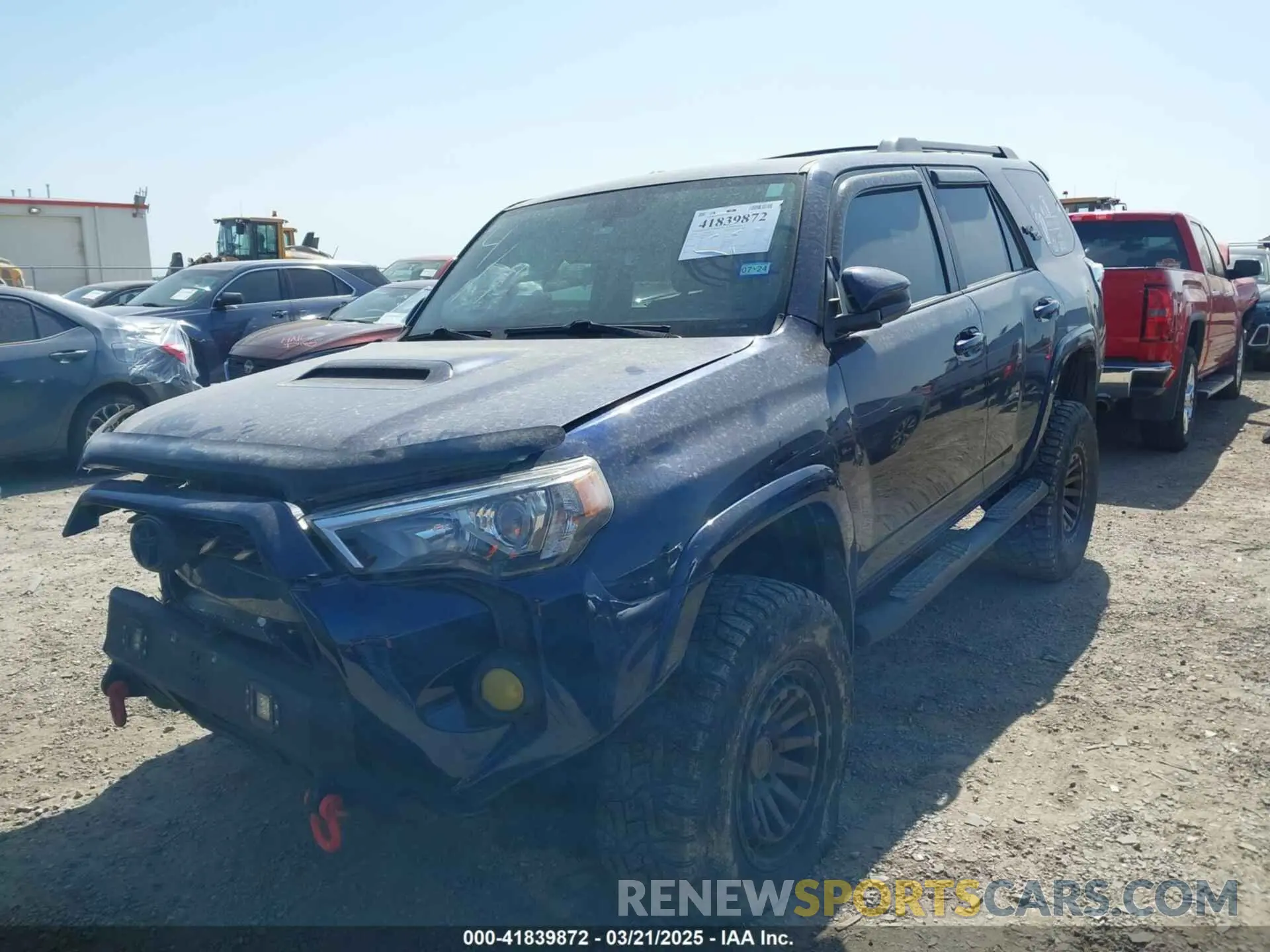 2 Photograph of a damaged car JTEBU5JRXK5721483 TOYOTA 4RUNNER 2019