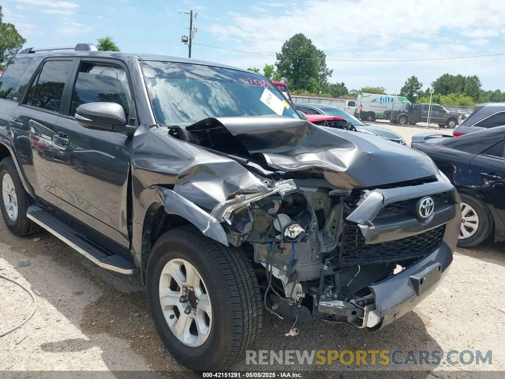 6 Фотография поврежденного автомобиля JTEZU5JR0K5196349 TOYOTA 4RUNNER 2019