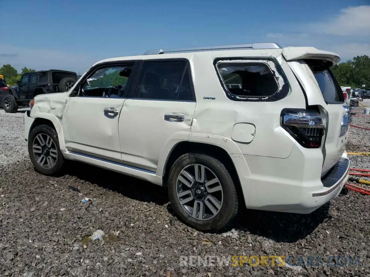 2 Photograph of a damaged car JTEZU5JR0K5200867 TOYOTA 4RUNNER 2019