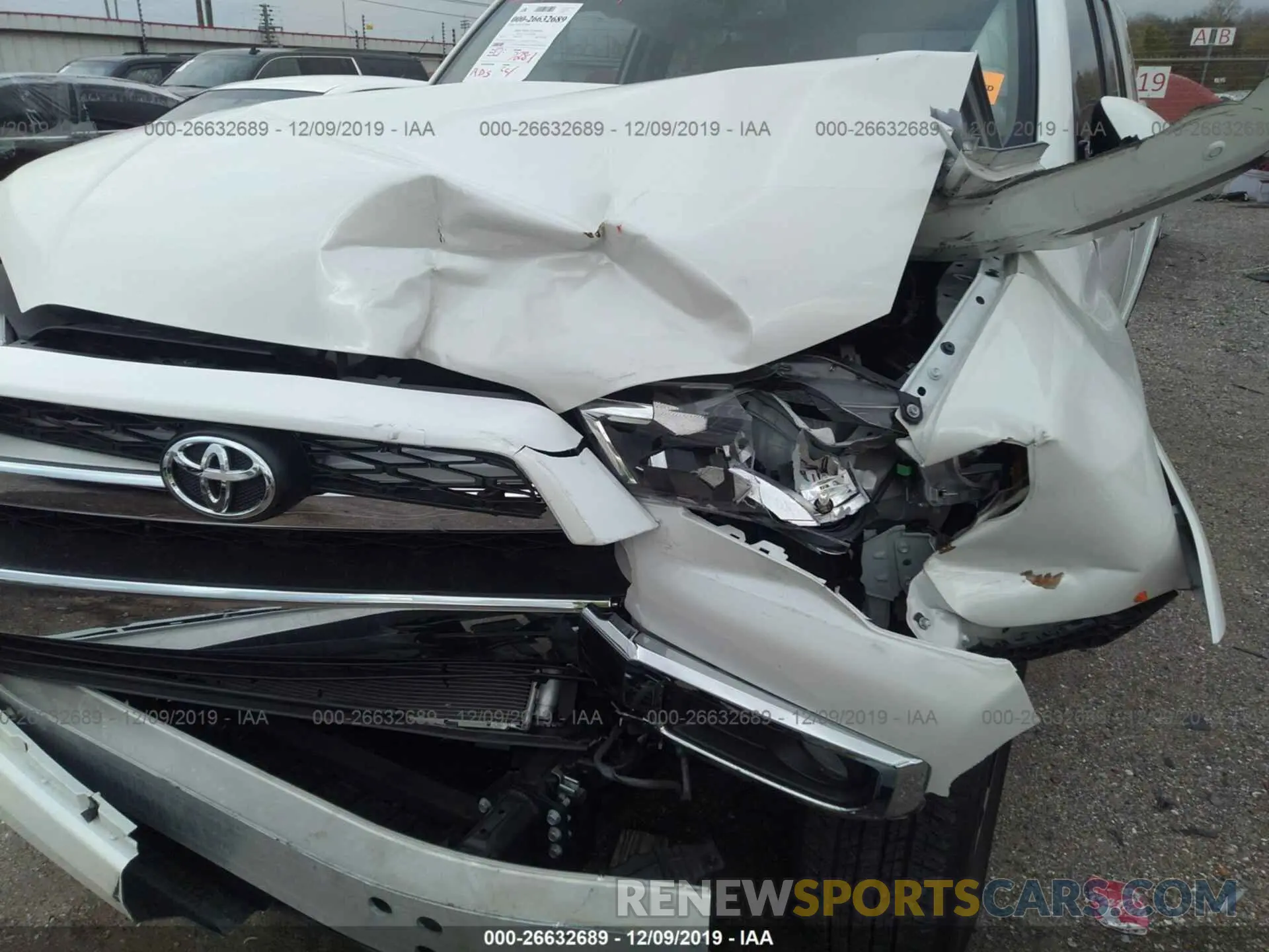 6 Photograph of a damaged car JTEZU5JR3K5206680 TOYOTA 4RUNNER 2019