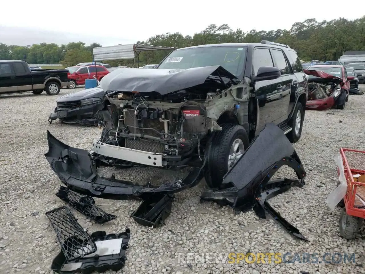 2 Фотография поврежденного автомобиля JTEZU5JR3K5211409 TOYOTA 4RUNNER 2019