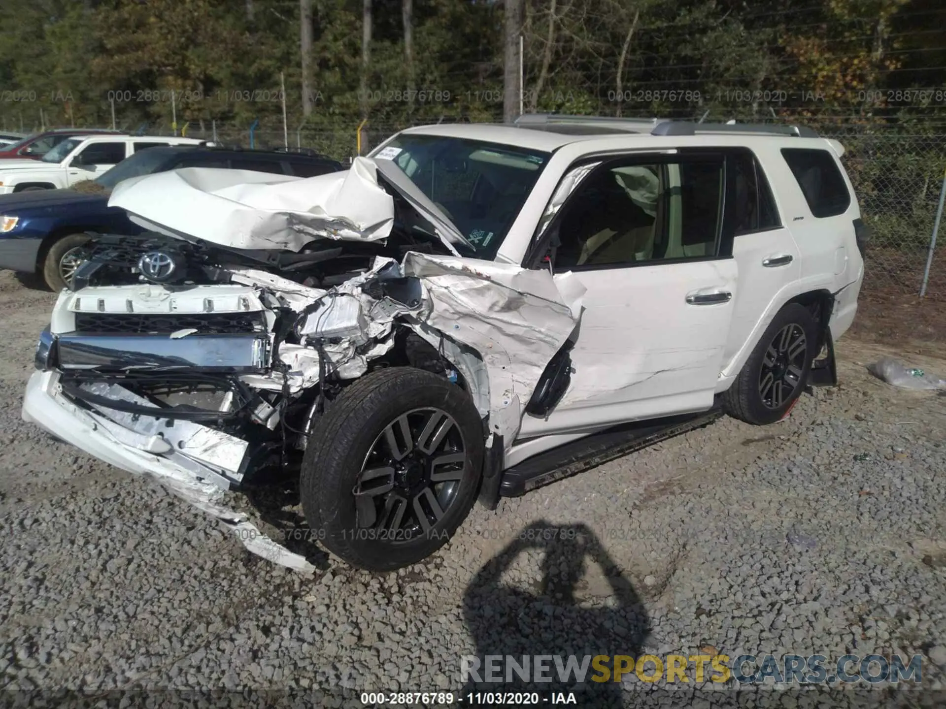 2 Photograph of a damaged car JTEZU5JR3K5212639 TOYOTA 4RUNNER 2019