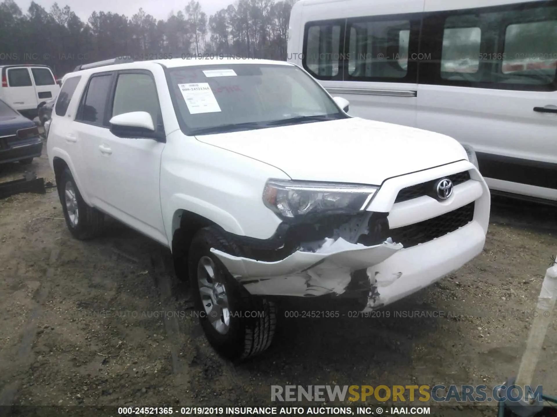 1 Photograph of a damaged car JTEZU5JR4K5200712 TOYOTA 4RUNNER 2019