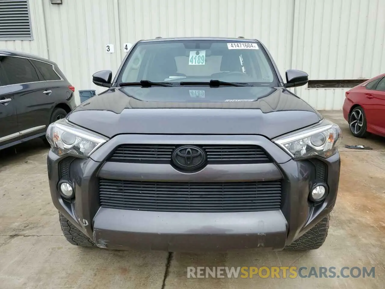 5 Фотография поврежденного автомобиля JTEZU5JR4K5210253 TOYOTA 4RUNNER 2019