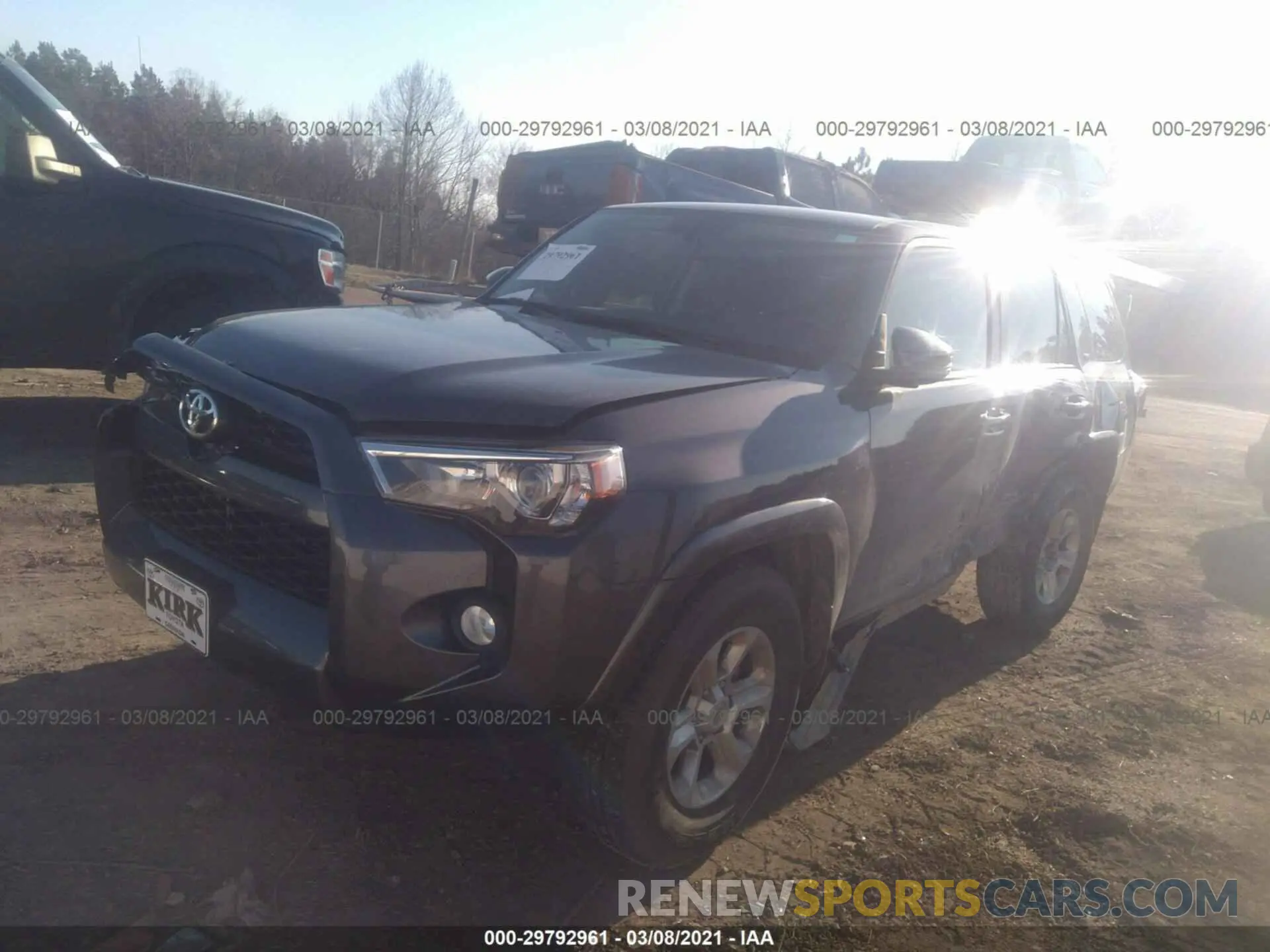 2 Photograph of a damaged car JTEZU5JR5K5205806 TOYOTA 4RUNNER 2019