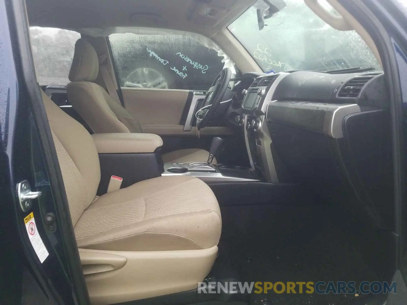 5 Photograph of a damaged car JTEZU5JR5K5210407 TOYOTA 4RUNNER 2019