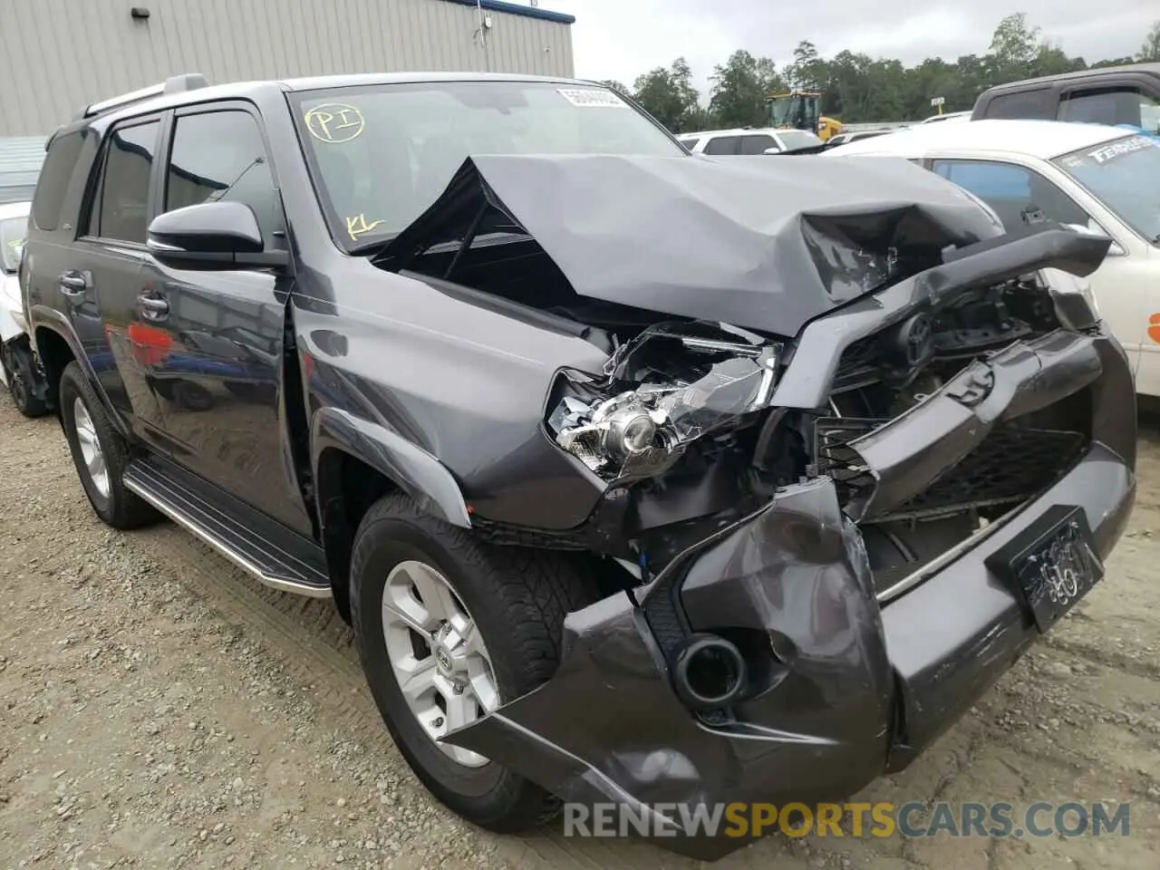 1 Photograph of a damaged car JTEZU5JR6K5211176 TOYOTA 4RUNNER 2019