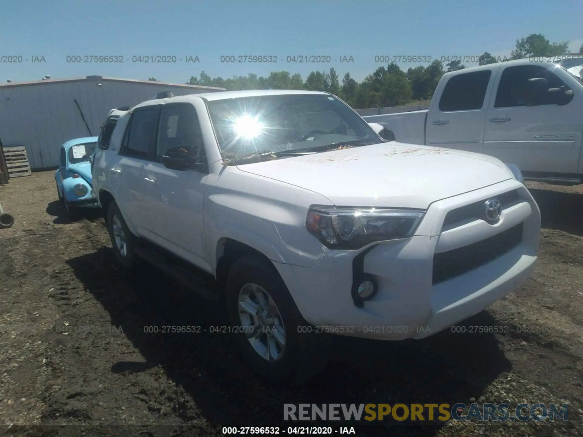 1 Photograph of a damaged car JTEZU5JR8K5208571 TOYOTA 4RUNNER 2019