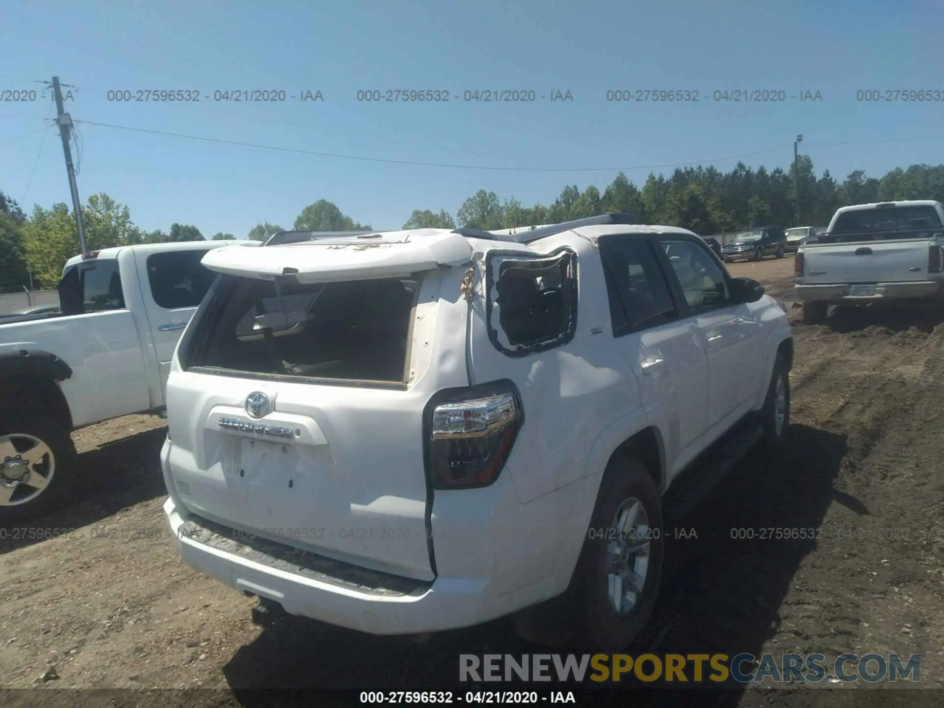 6 Photograph of a damaged car JTEZU5JR8K5208571 TOYOTA 4RUNNER 2019