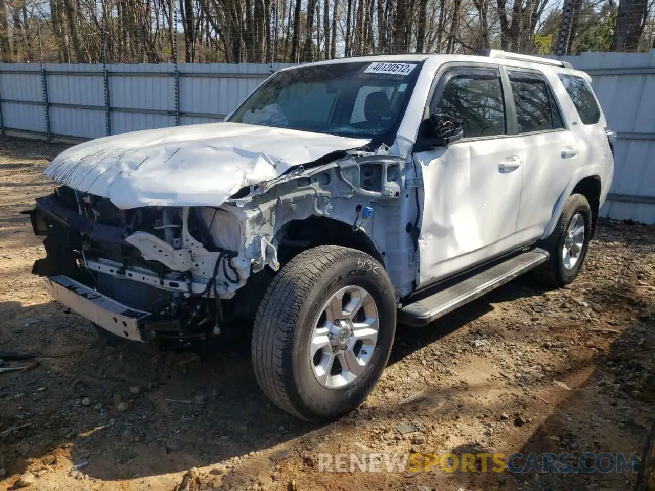 2 Photograph of a damaged car JTEZU5JR9K5209521 TOYOTA 4RUNNER 2019
