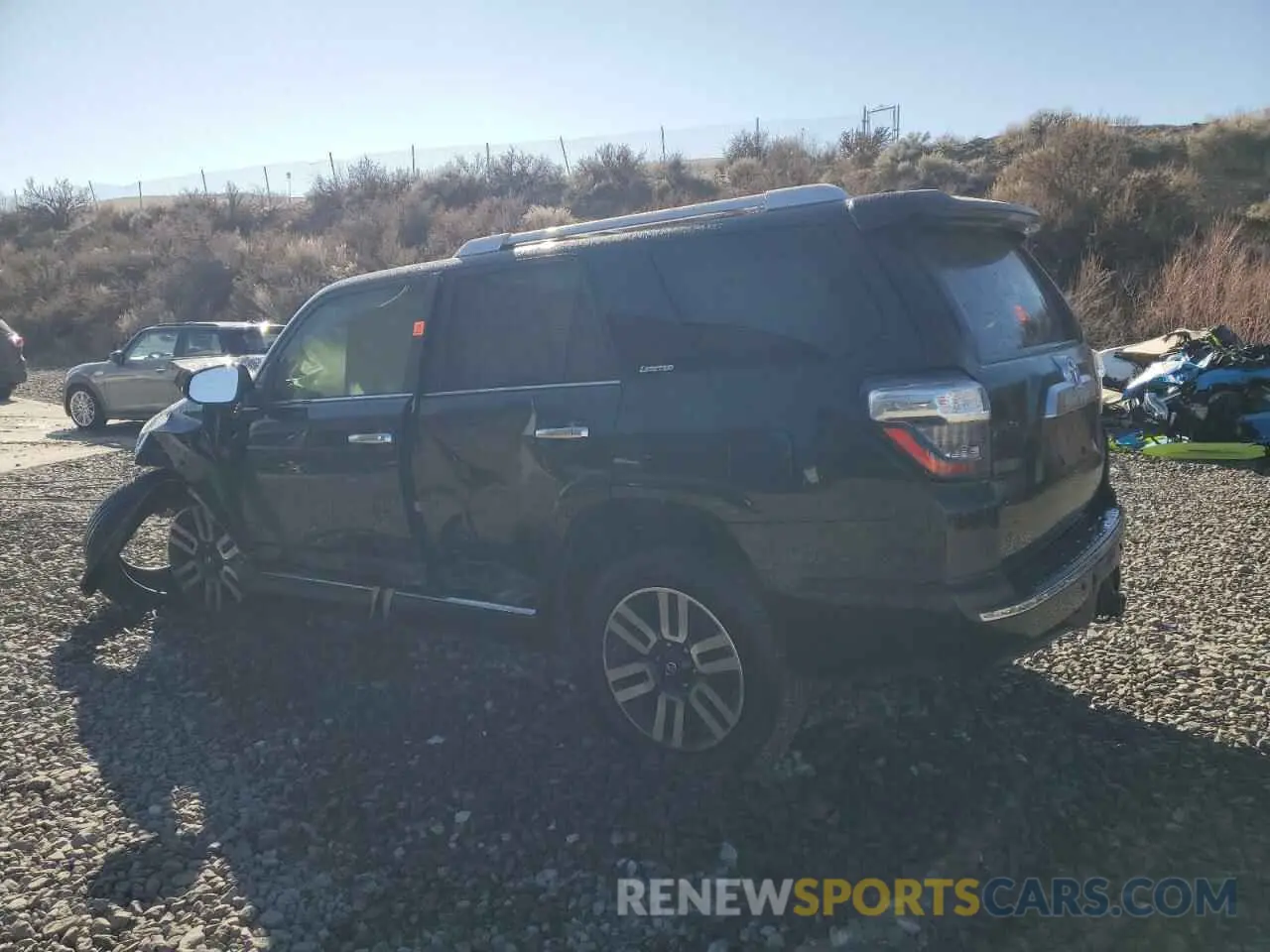 2 Photograph of a damaged car JTEBU5JR0L5770869 TOYOTA 4RUNNER 2020