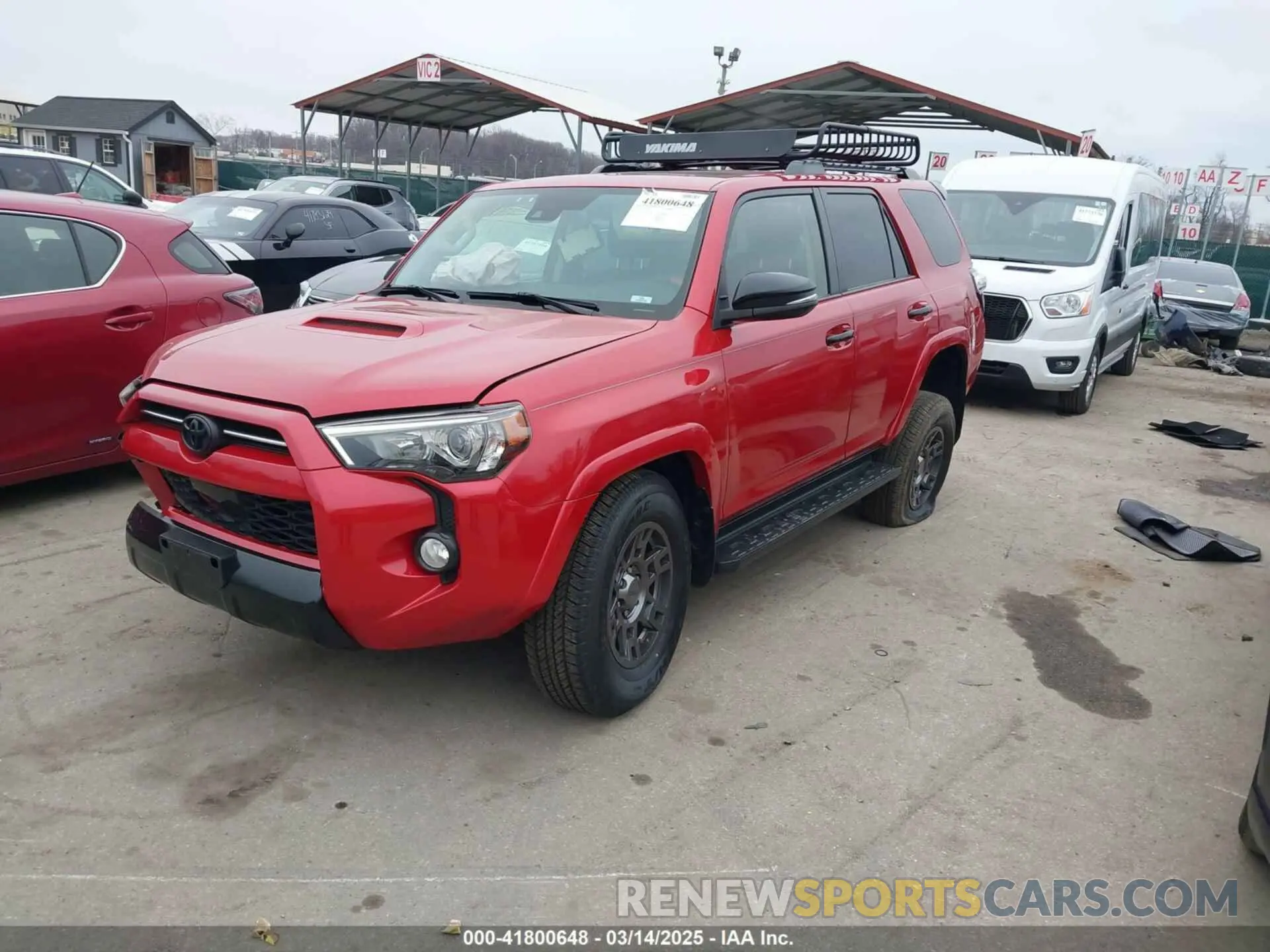 2 Photograph of a damaged car JTEBU5JR1L5783386 TOYOTA 4RUNNER 2020