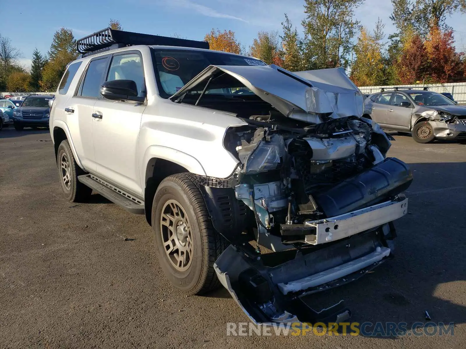 1 Photograph of a damaged car JTEBU5JR1L5825104 TOYOTA 4RUNNER 2020