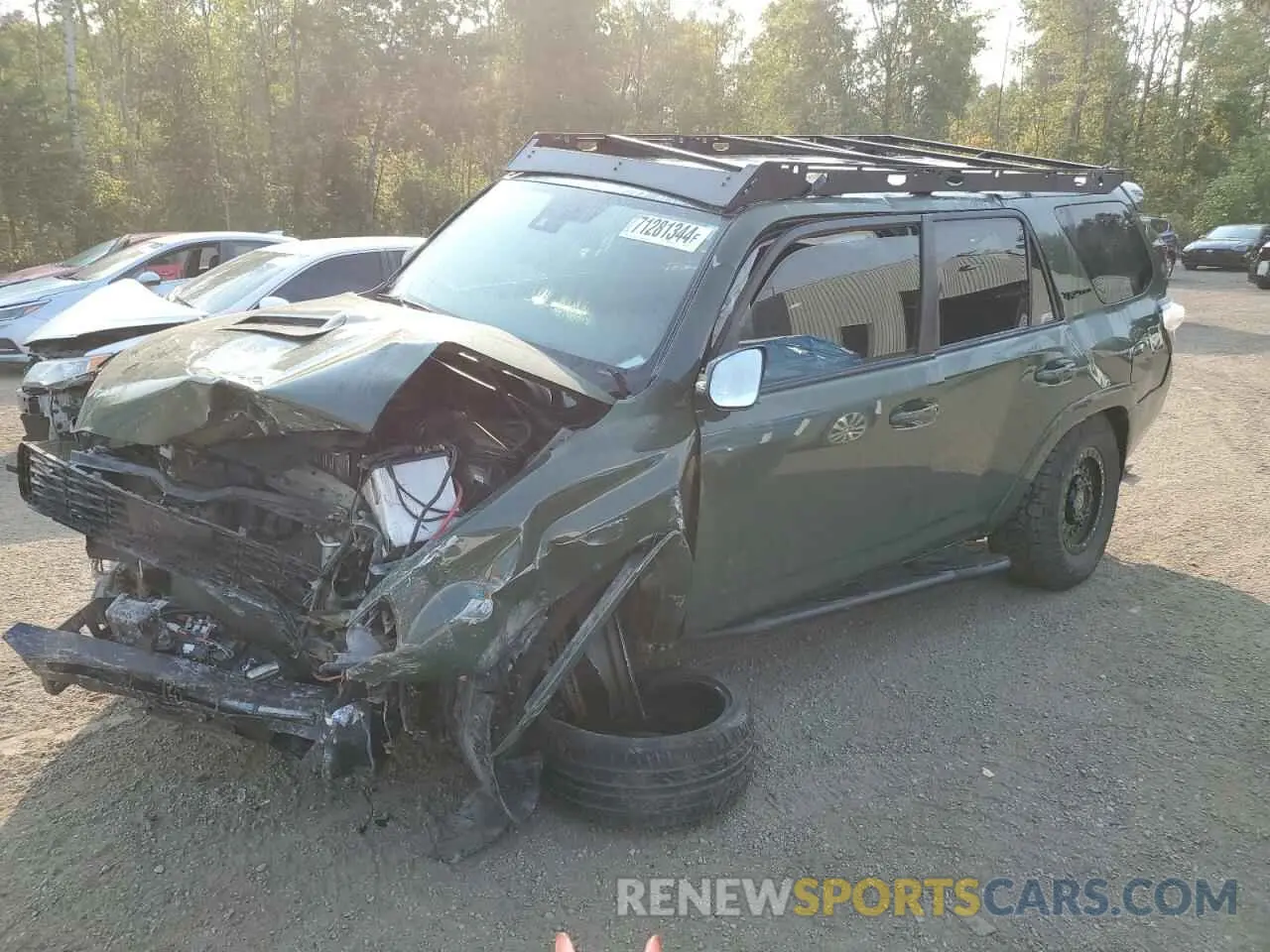 1 Фотография поврежденного автомобиля JTEBU5JR2L5737713 TOYOTA 4RUNNER 2020