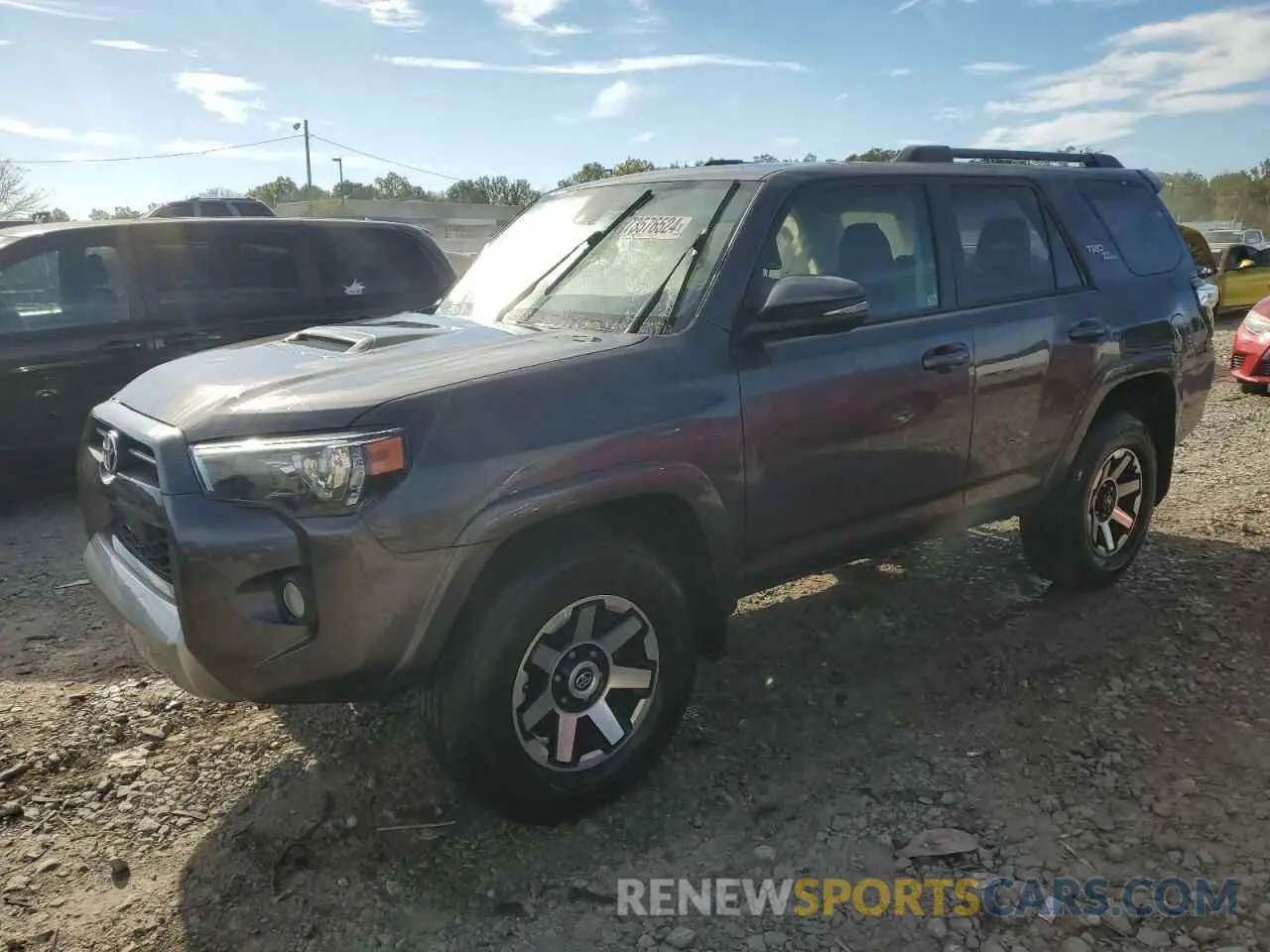 1 Photograph of a damaged car JTEBU5JR2L5746962 TOYOTA 4RUNNER 2020