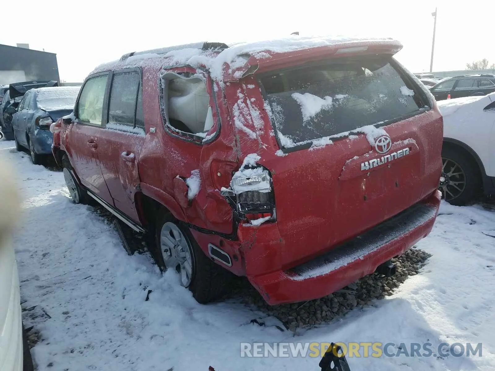 3 Photograph of a damaged car JTEBU5JR2L5770808 TOYOTA 4RUNNER 2020