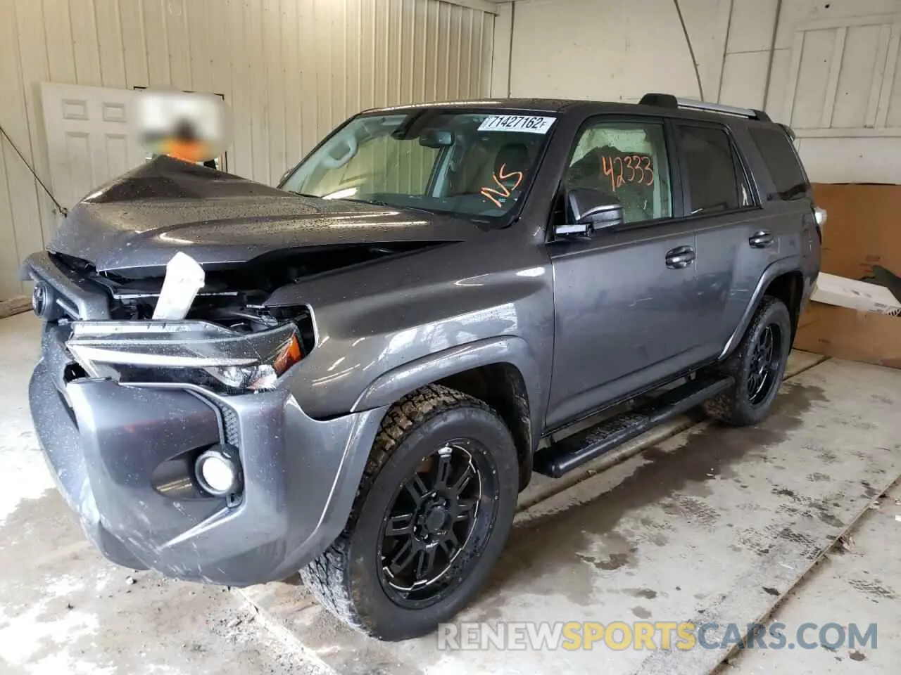 1 Photograph of a damaged car JTEBU5JR2L5790816 TOYOTA 4RUNNER 2020