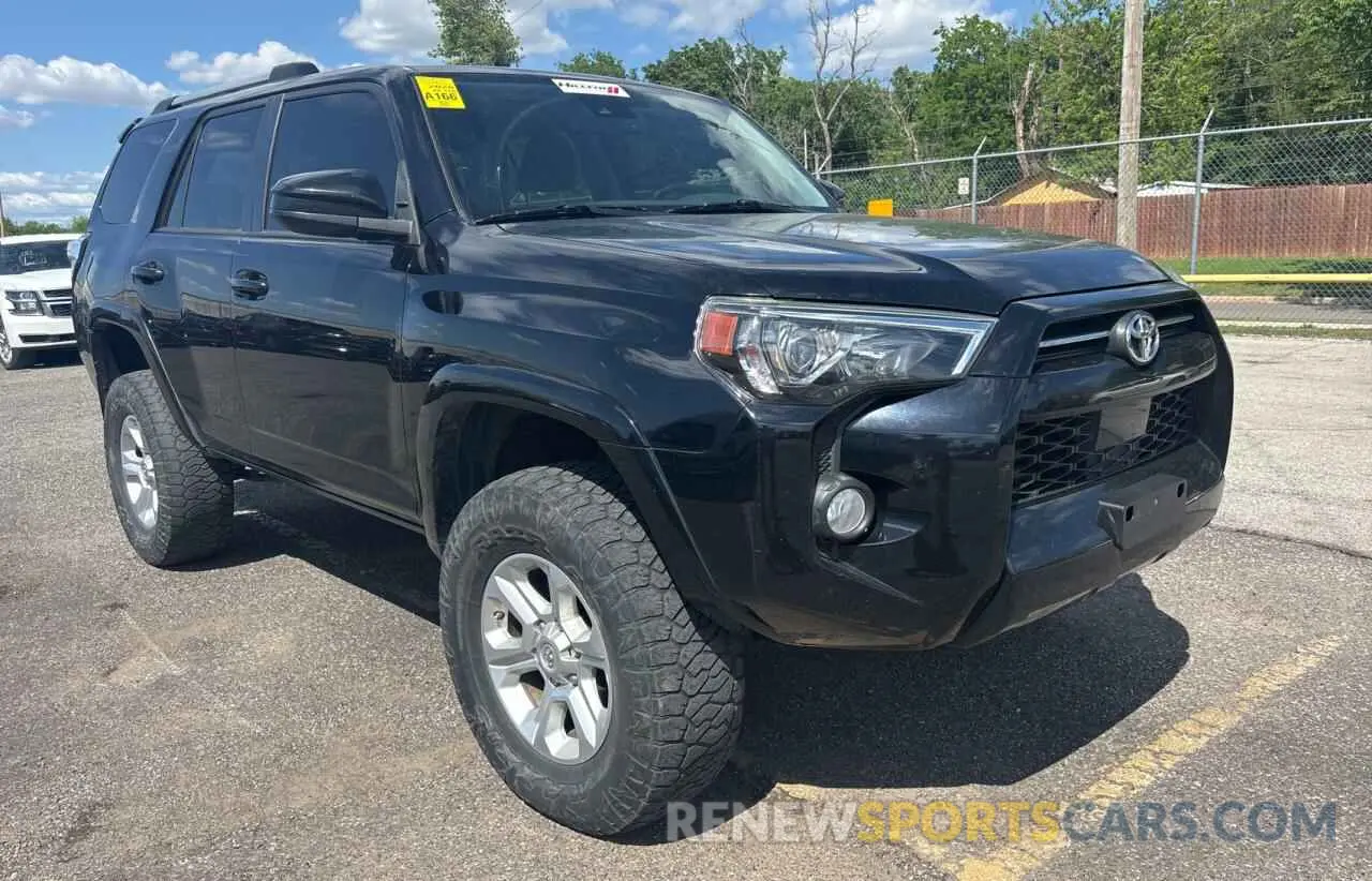 1 Photograph of a damaged car JTEBU5JR4L5746400 TOYOTA 4RUNNER 2020