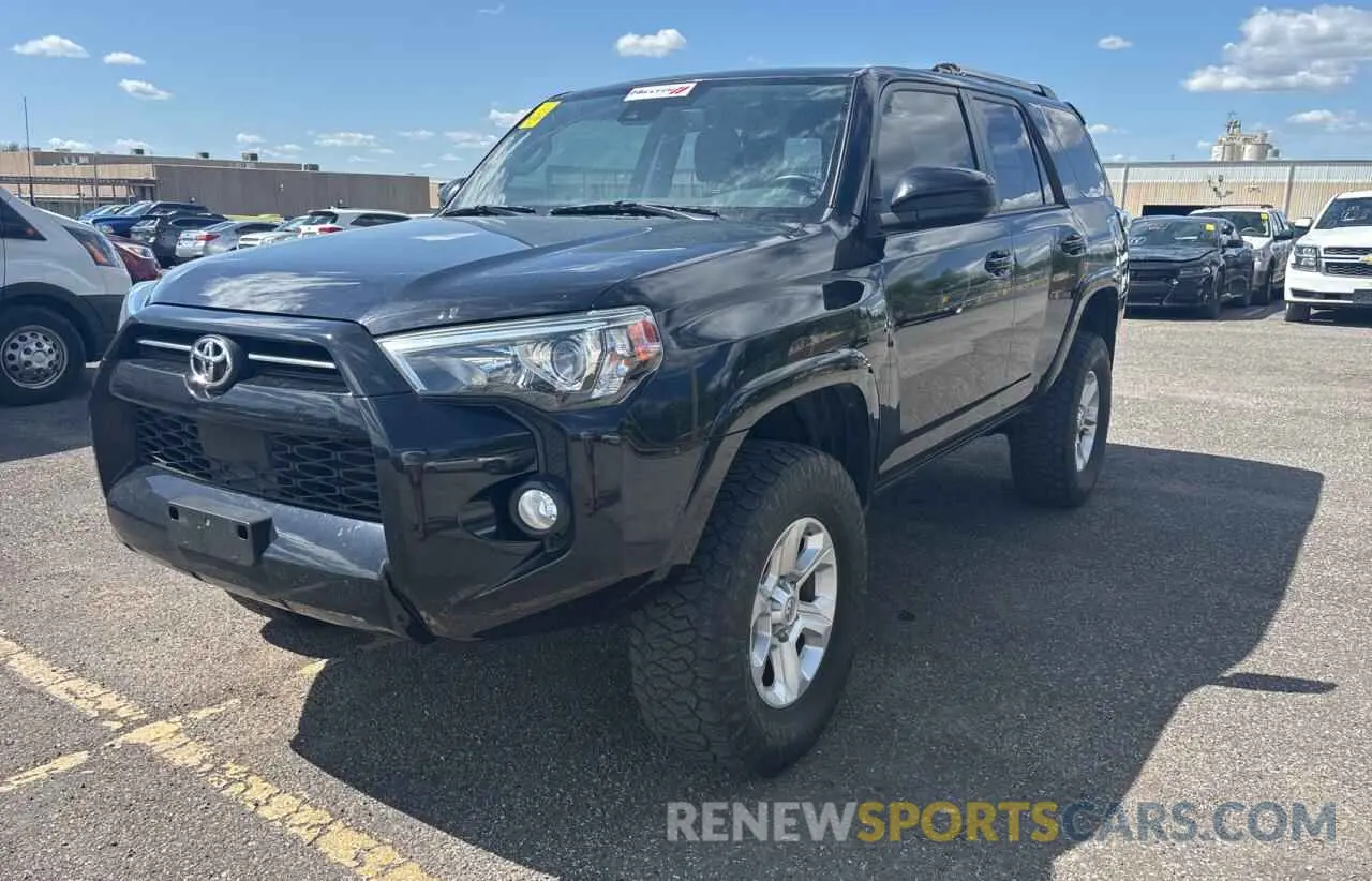 2 Photograph of a damaged car JTEBU5JR4L5746400 TOYOTA 4RUNNER 2020