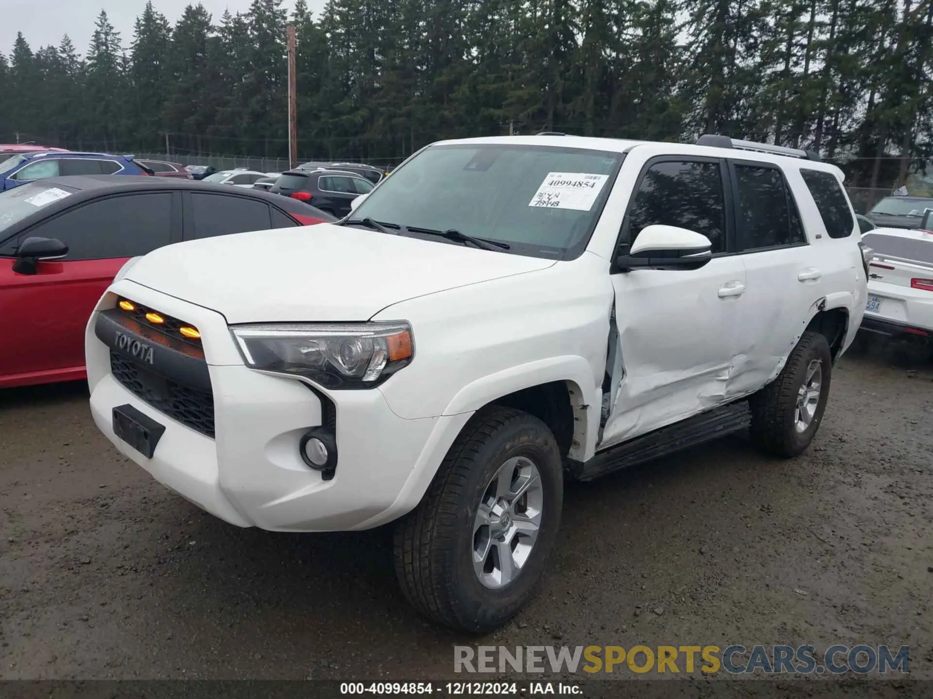 2 Фотография поврежденного автомобиля JTEBU5JR4L5793183 TOYOTA 4RUNNER 2020