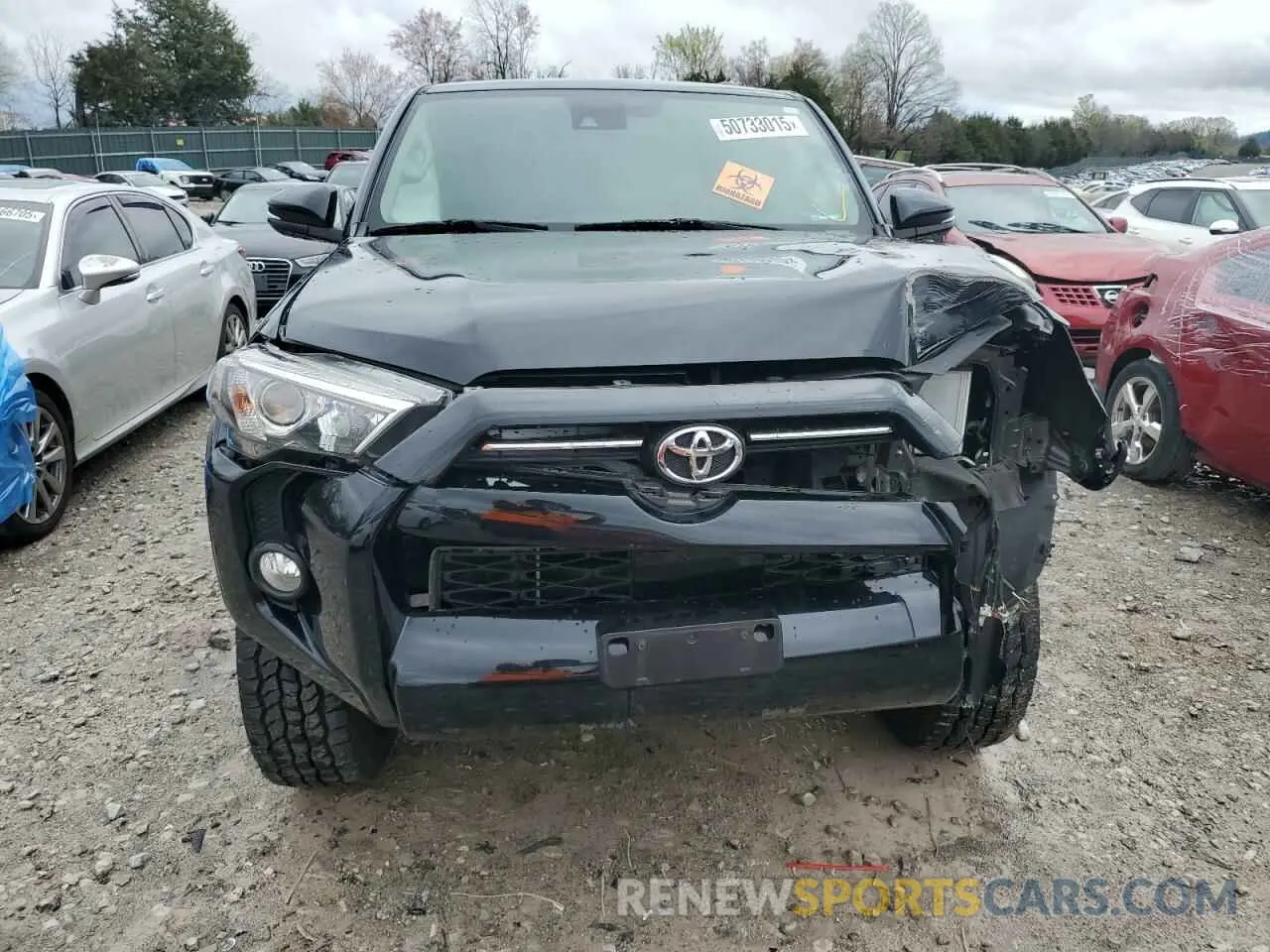 5 Фотография поврежденного автомобиля JTEBU5JR6L5738122 TOYOTA 4RUNNER 2020