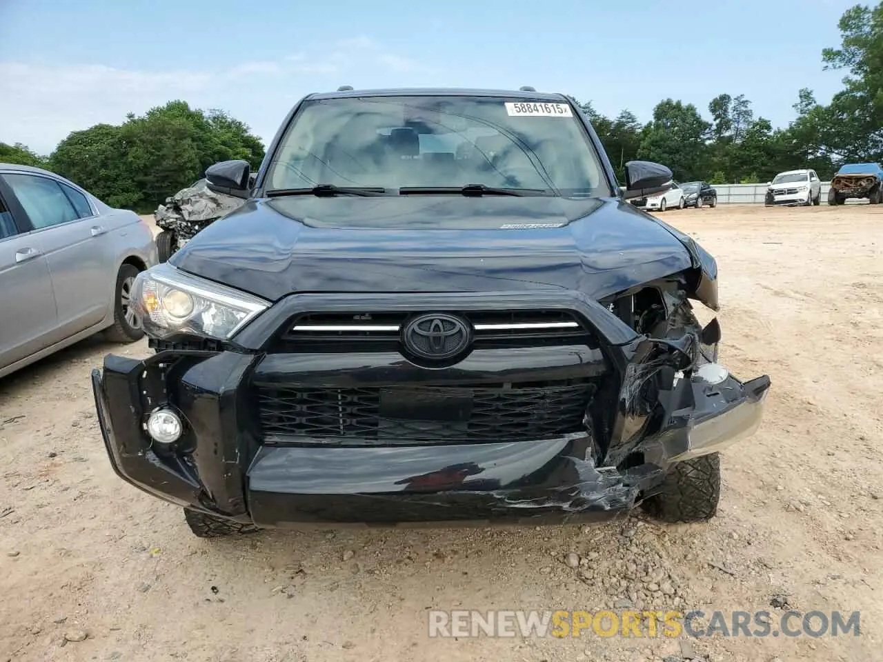 5 Фотография поврежденного автомобиля JTEBU5JR6L5753722 TOYOTA 4RUNNER 2020