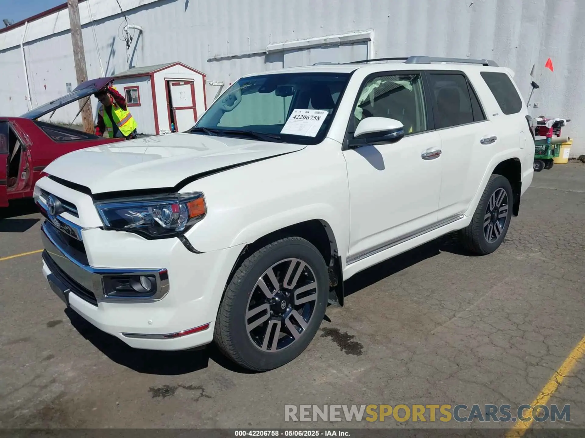 2 Photograph of a damaged car JTEBU5JR6L5765501 TOYOTA 4RUNNER 2020