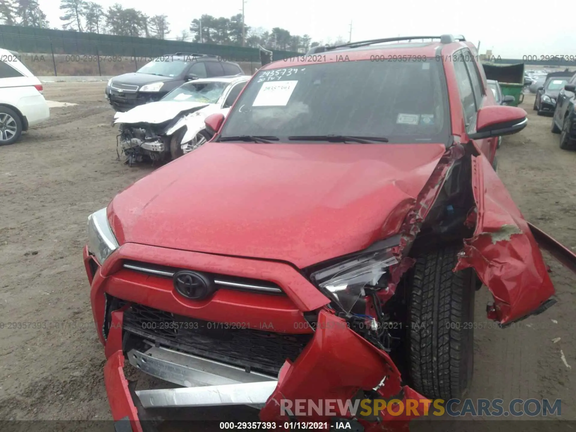 6 Photograph of a damaged car JTEBU5JR6L5781875 TOYOTA 4RUNNER 2020