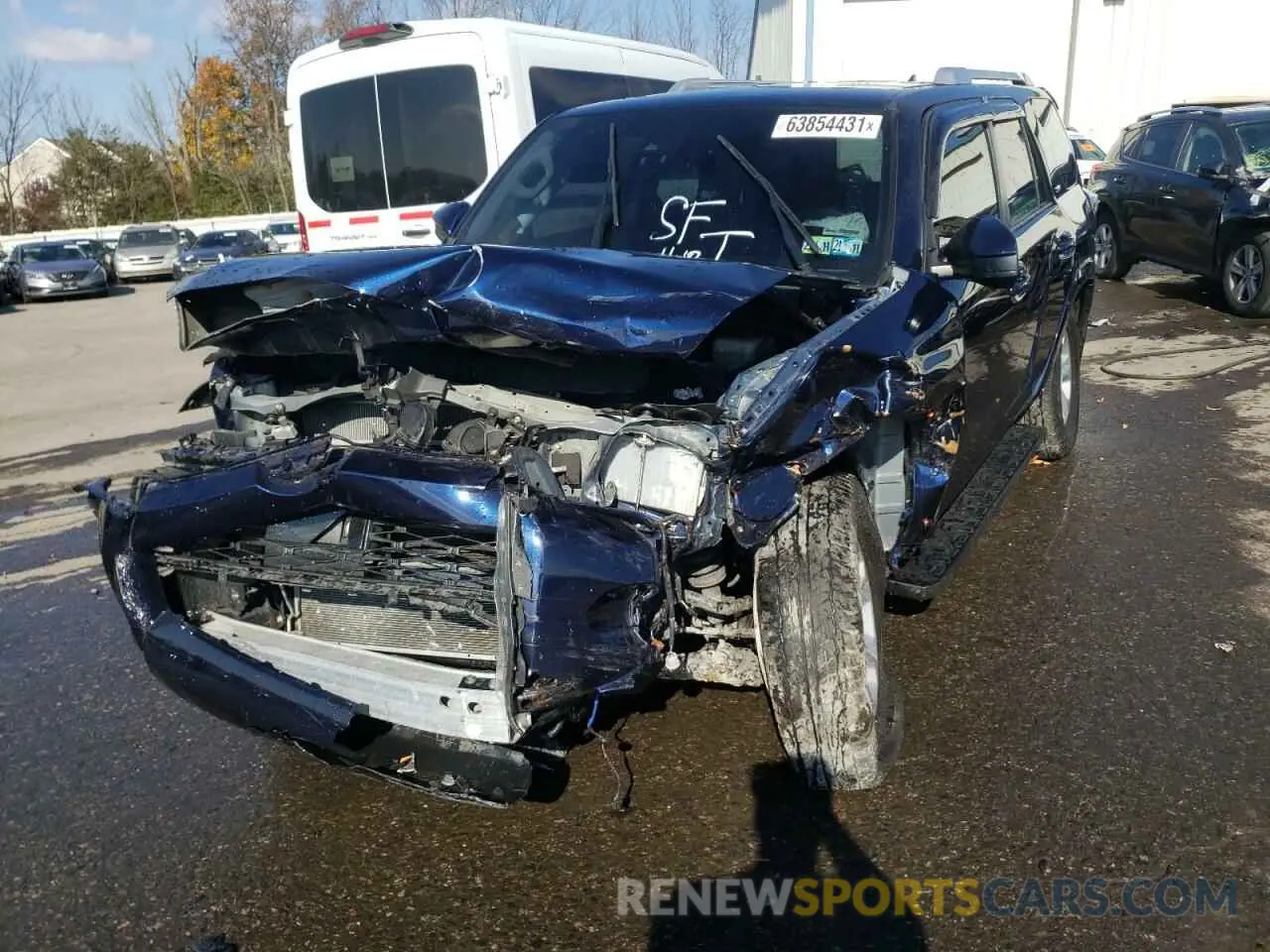 2 Фотография поврежденного автомобиля JTEBU5JR8L5785362 TOYOTA 4RUNNER 2020