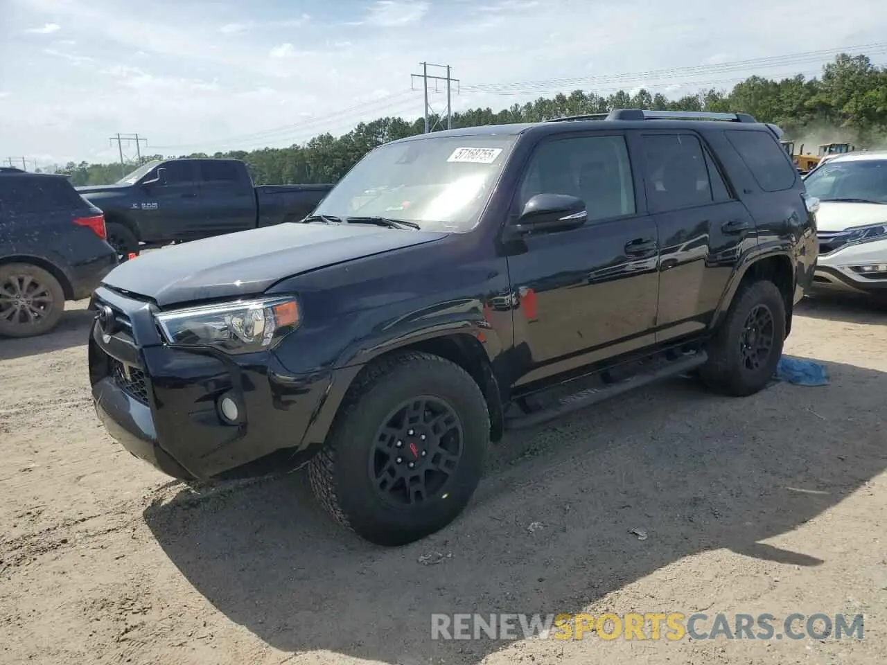 1 Photograph of a damaged car JTEZU5JR2L5224248 TOYOTA 4RUNNER 2020