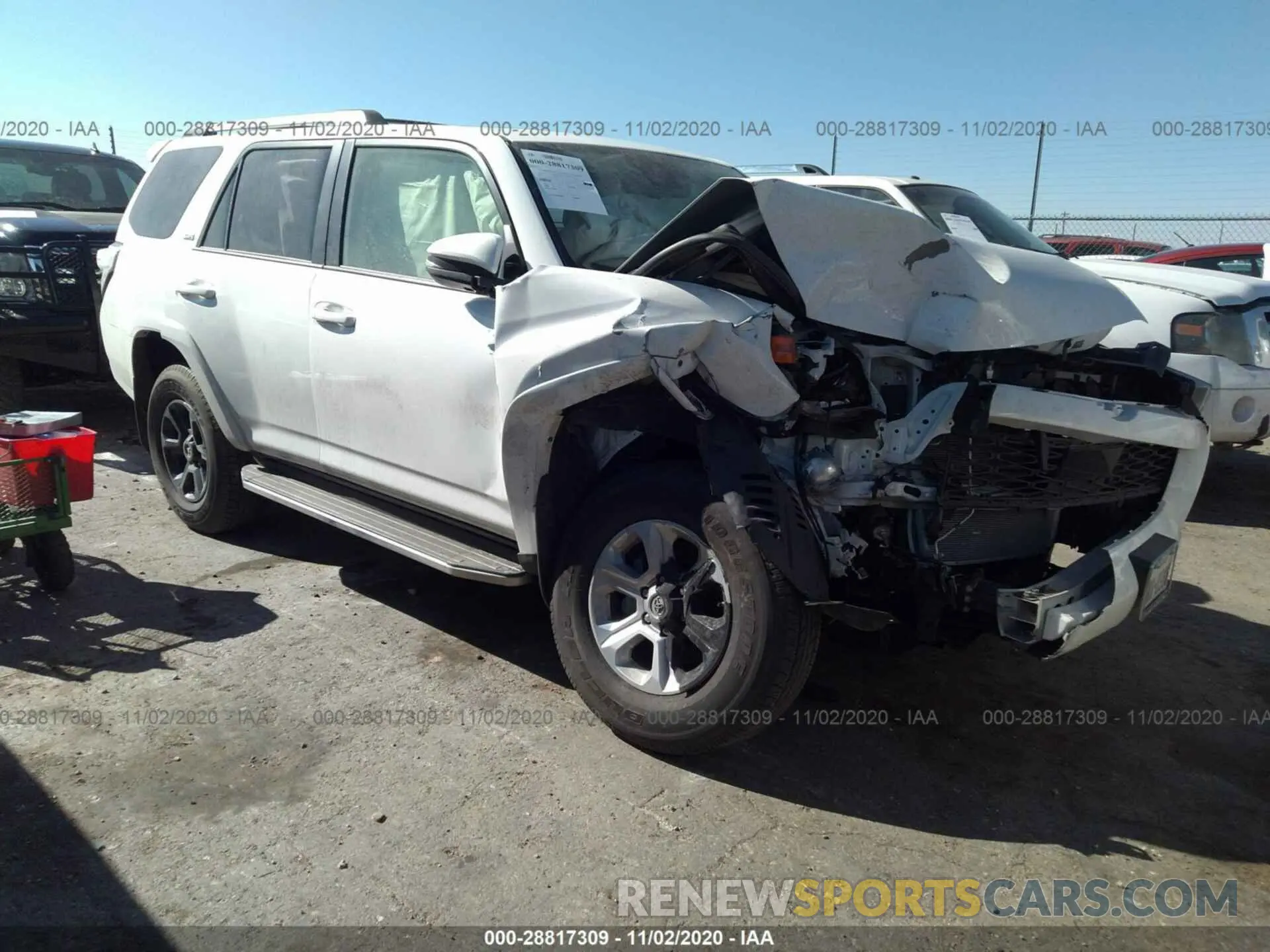 1 Photograph of a damaged car JTEZU5JR6L5221305 TOYOTA 4RUNNER 2020