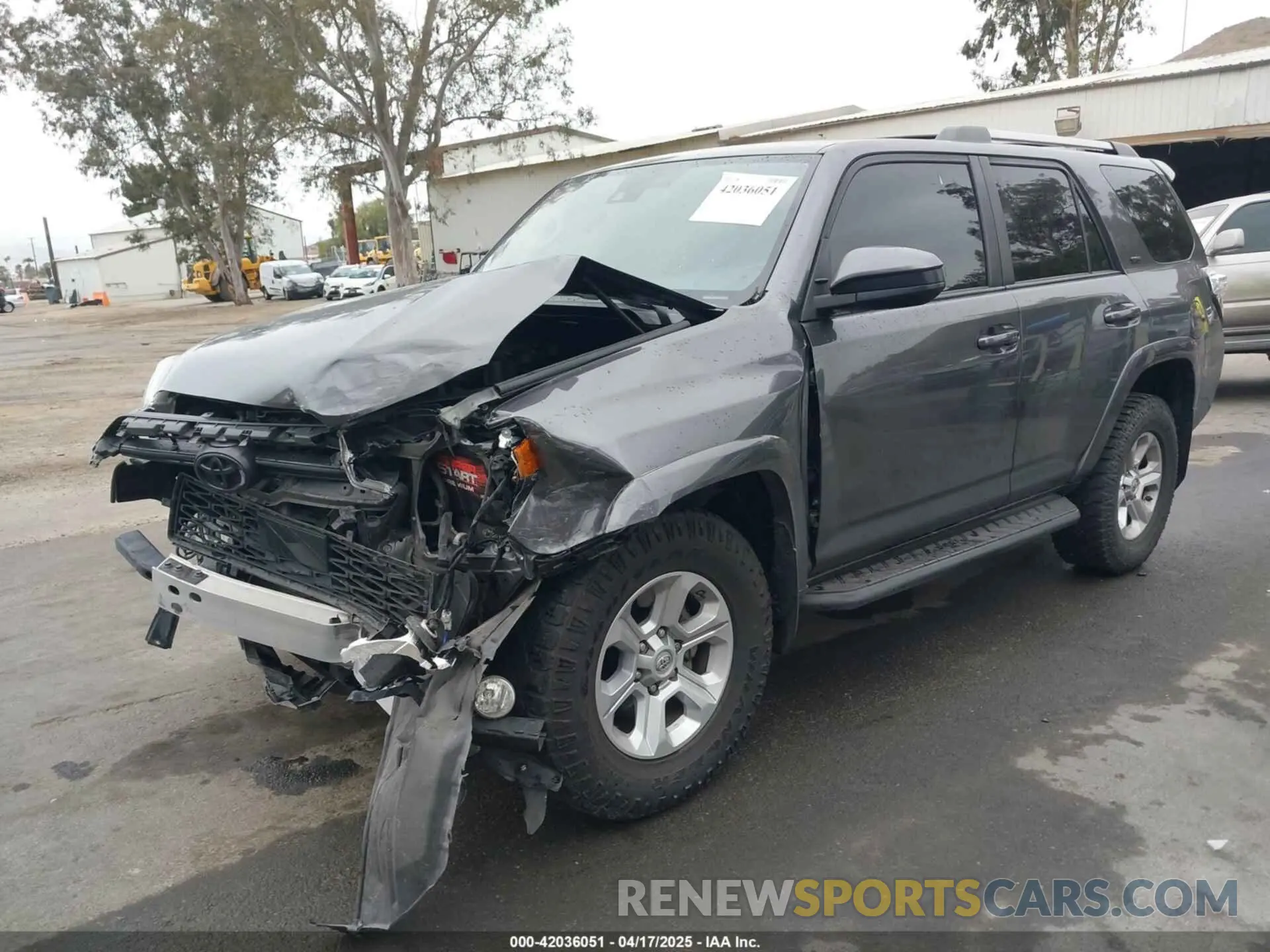 2 Фотография поврежденного автомобиля JTEZU5JR6L5225631 TOYOTA 4RUNNER 2020