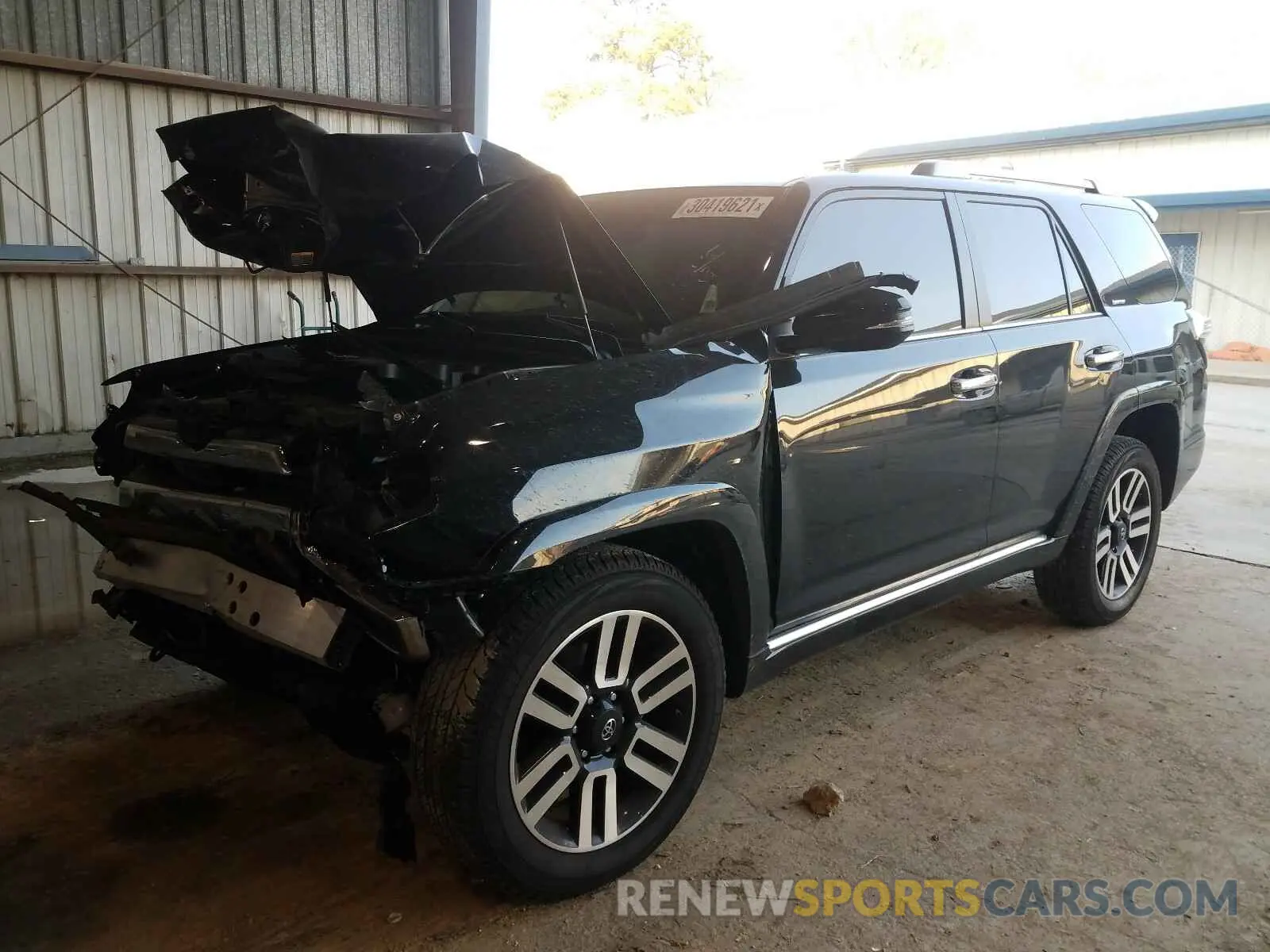2 Photograph of a damaged car JTEZU5JRXL5214745 TOYOTA 4RUNNER 2020