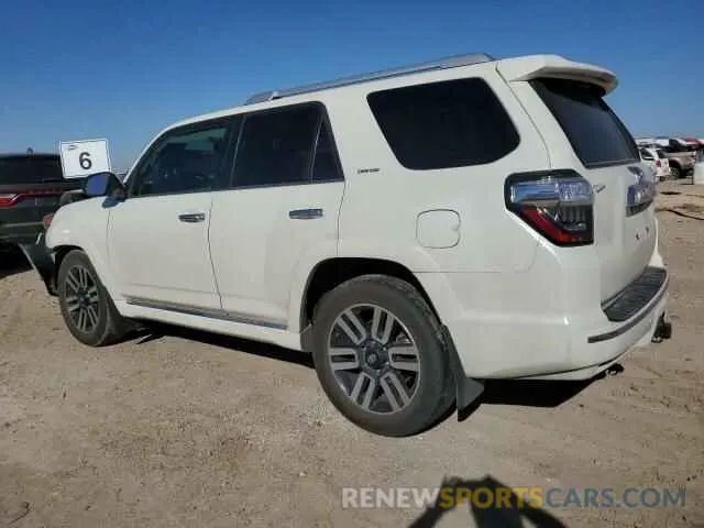 2 Photograph of a damaged car JTEZU5JRXL5216530 TOYOTA 4RUNNER 2020
